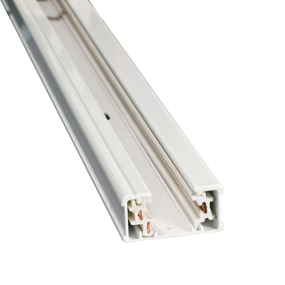H-Type White Single Circuit Track Ceiling Light 