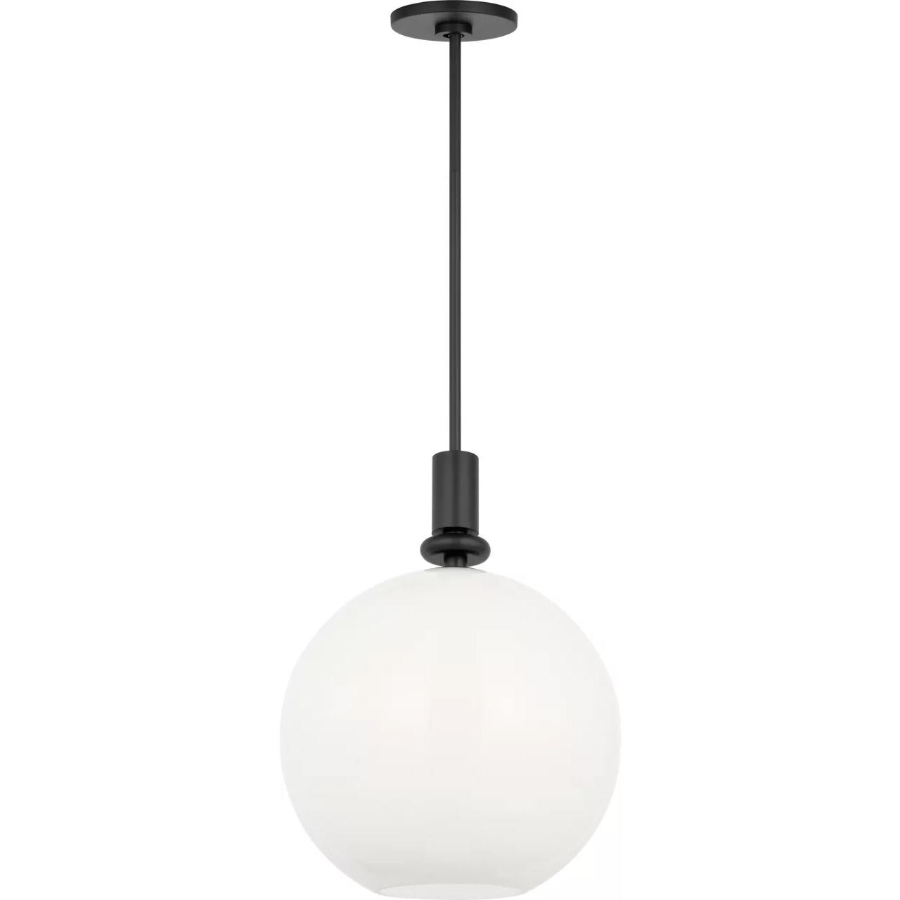 Drew & Jonathan Malcolm 1 Light 14 inch Midnight Black Pendant Ceiling Light