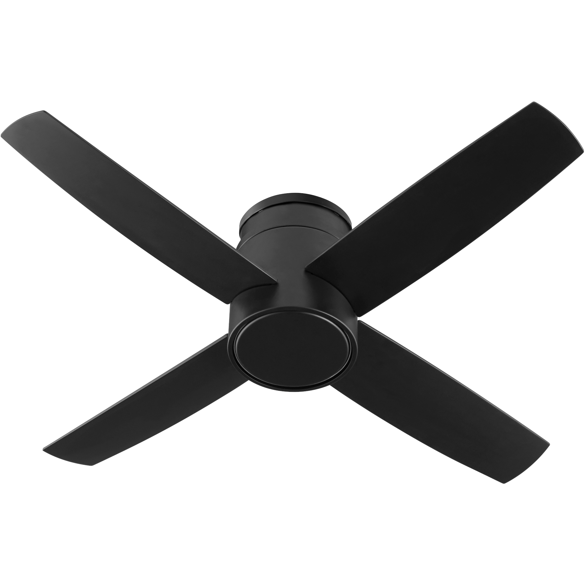 Oslo Hugger 44 inch Black with Matte Black Blades Ceiling Fan
