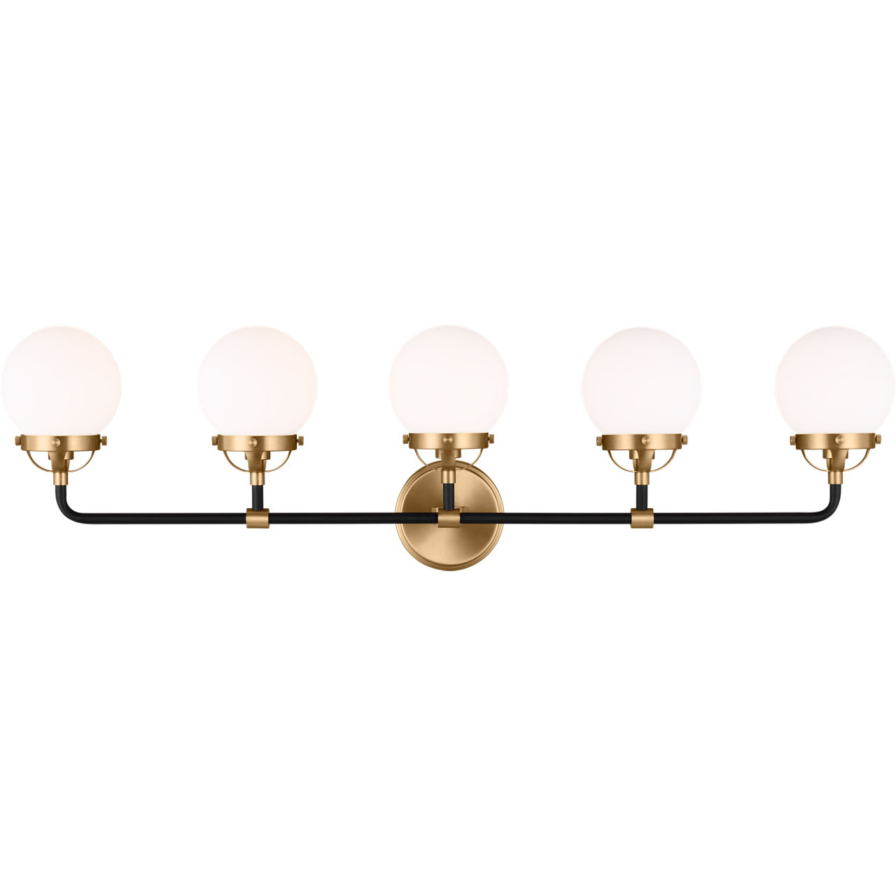 Ian K. Fowler Cafe LED 38.25 inch Satin Brass Wall Bath Fixture Wall Light