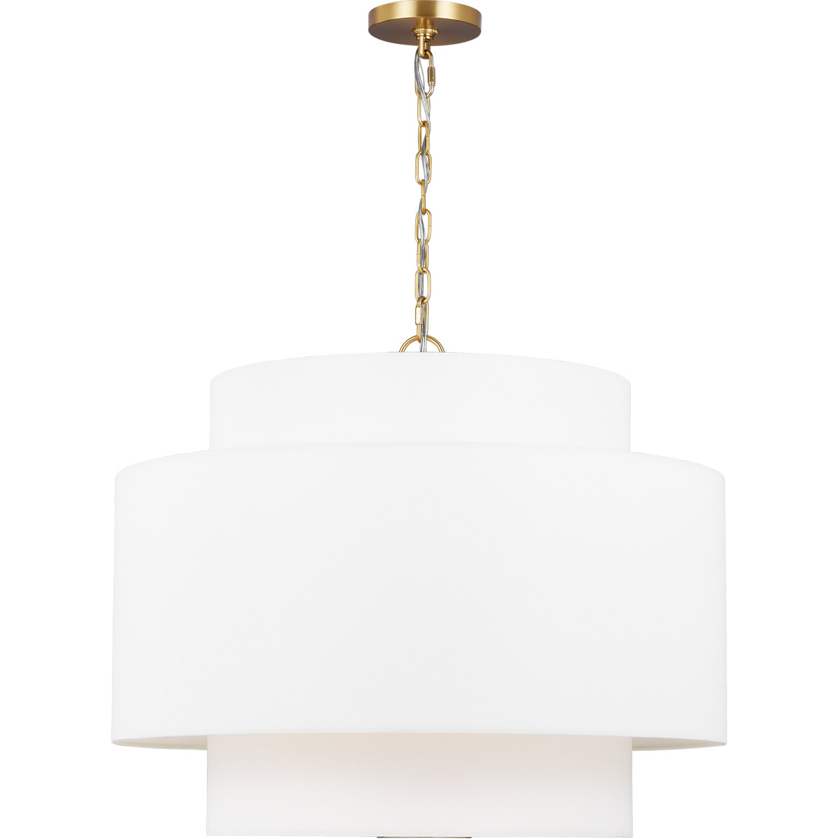 kate spade new york Sawyer 3 Light 26 inch Burnished Brass Pendant Ceiling Light