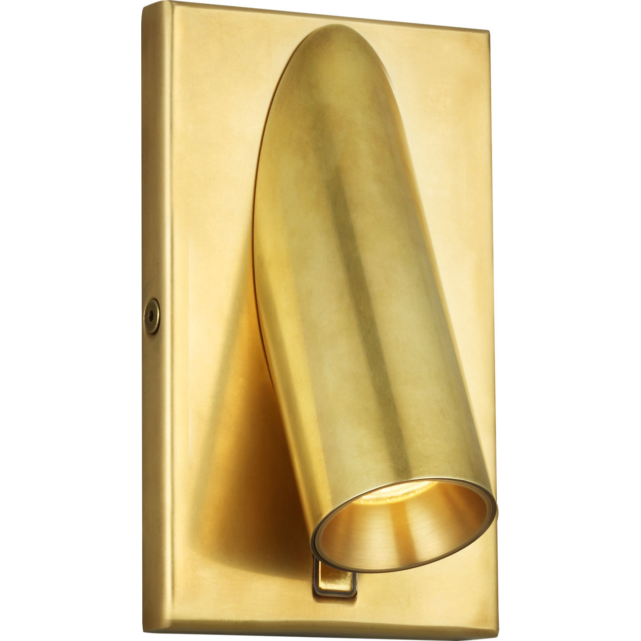 Sean Lavin Ponte LED Natural Brass ADA Wall Sconce Wall Light, Integrated LED