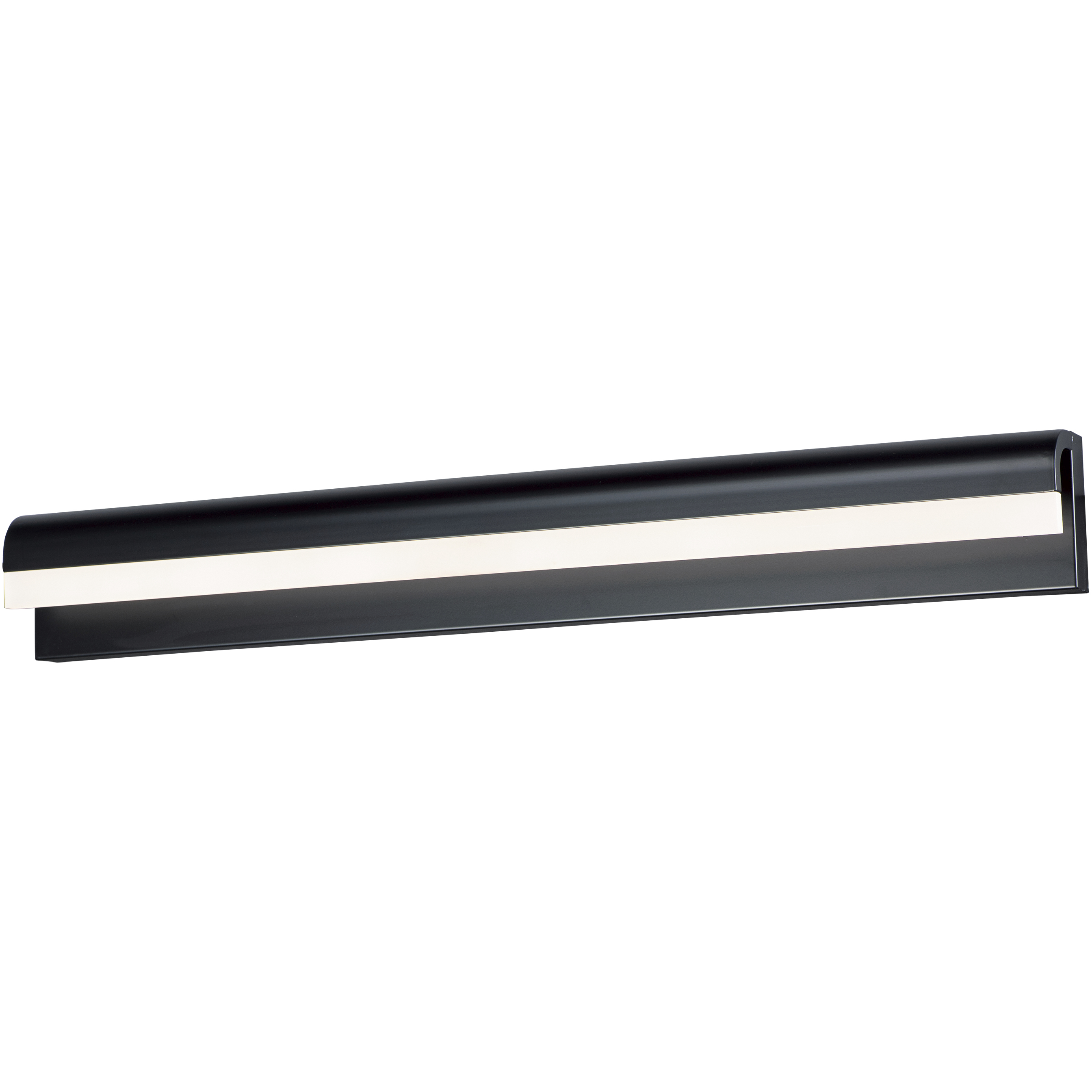 Waterfall LED 35.75 inch Black Bath Vanity Wall Light