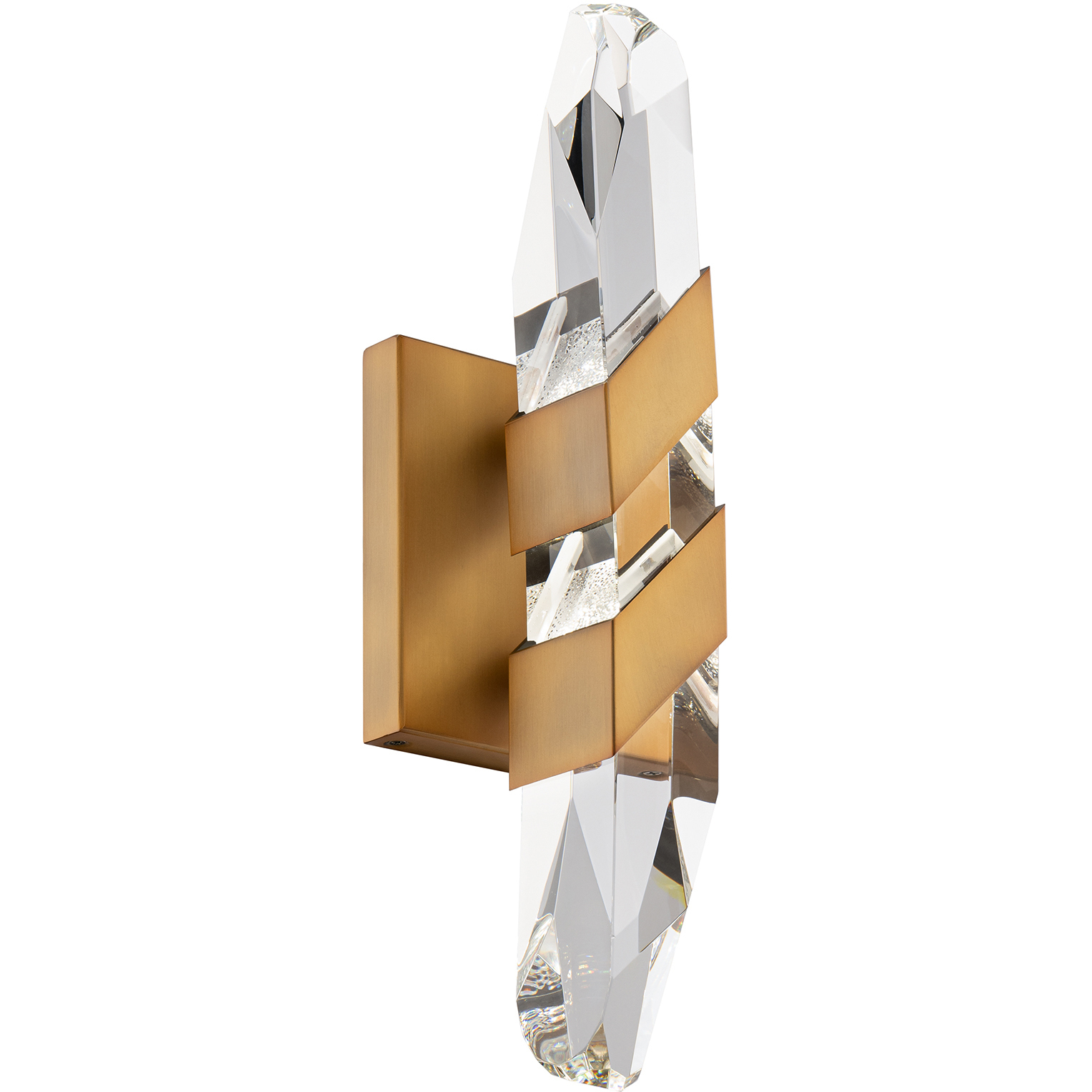Beyond Traverse LED 4.8 inch Aged Brass Bath Vanity & Wall Light