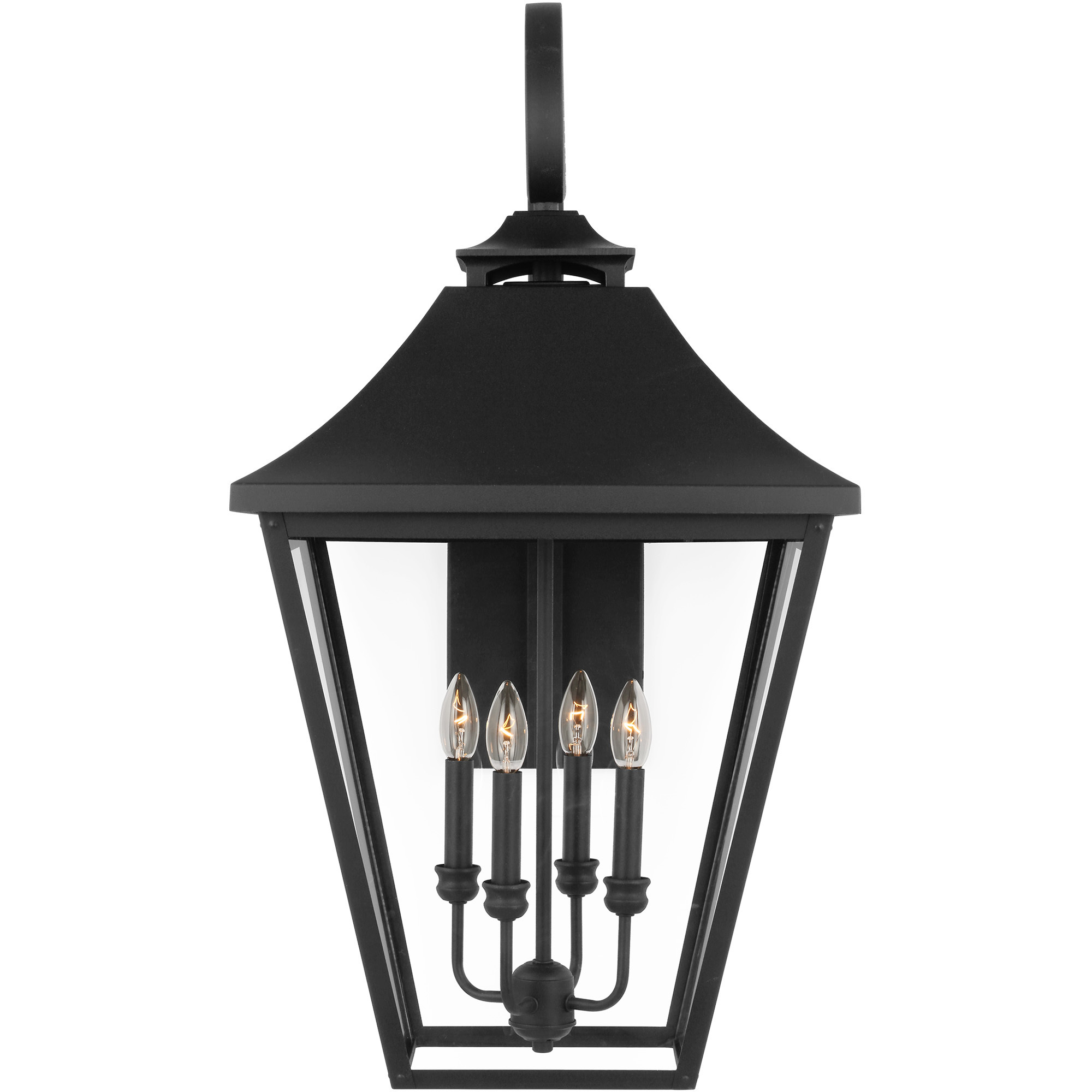Sean Lavin Galena 4 Light 33.38 inch Textured Black Outdoor Wall Lantern