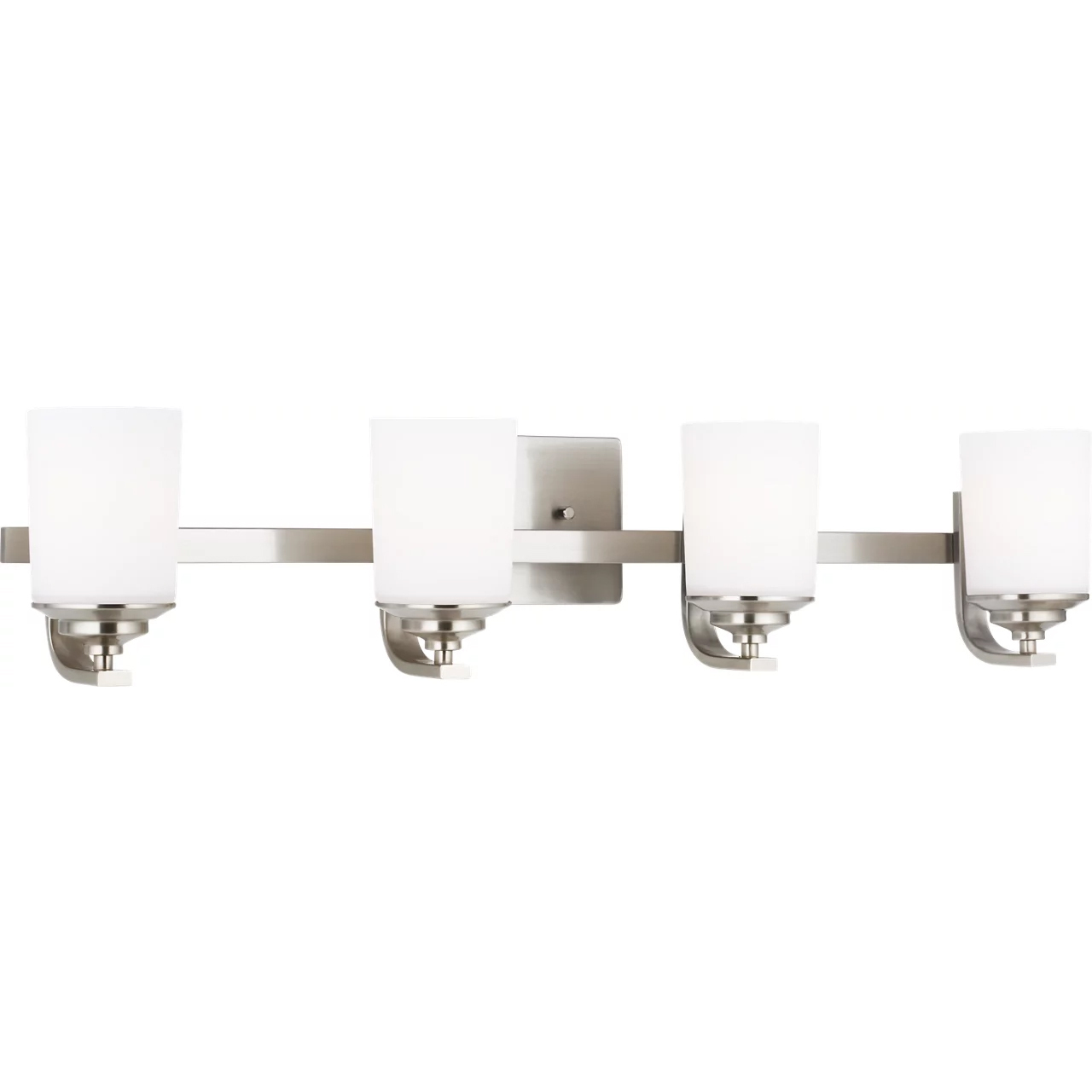 Kemal 4 Light 34 inch Brushed Nickel Wall Bath Fixture Wall Light