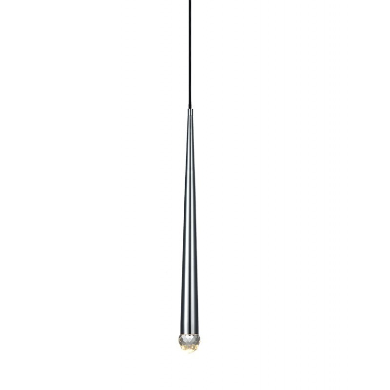 Renaie LED 2 inch Chrome Pendant Ceiling Light