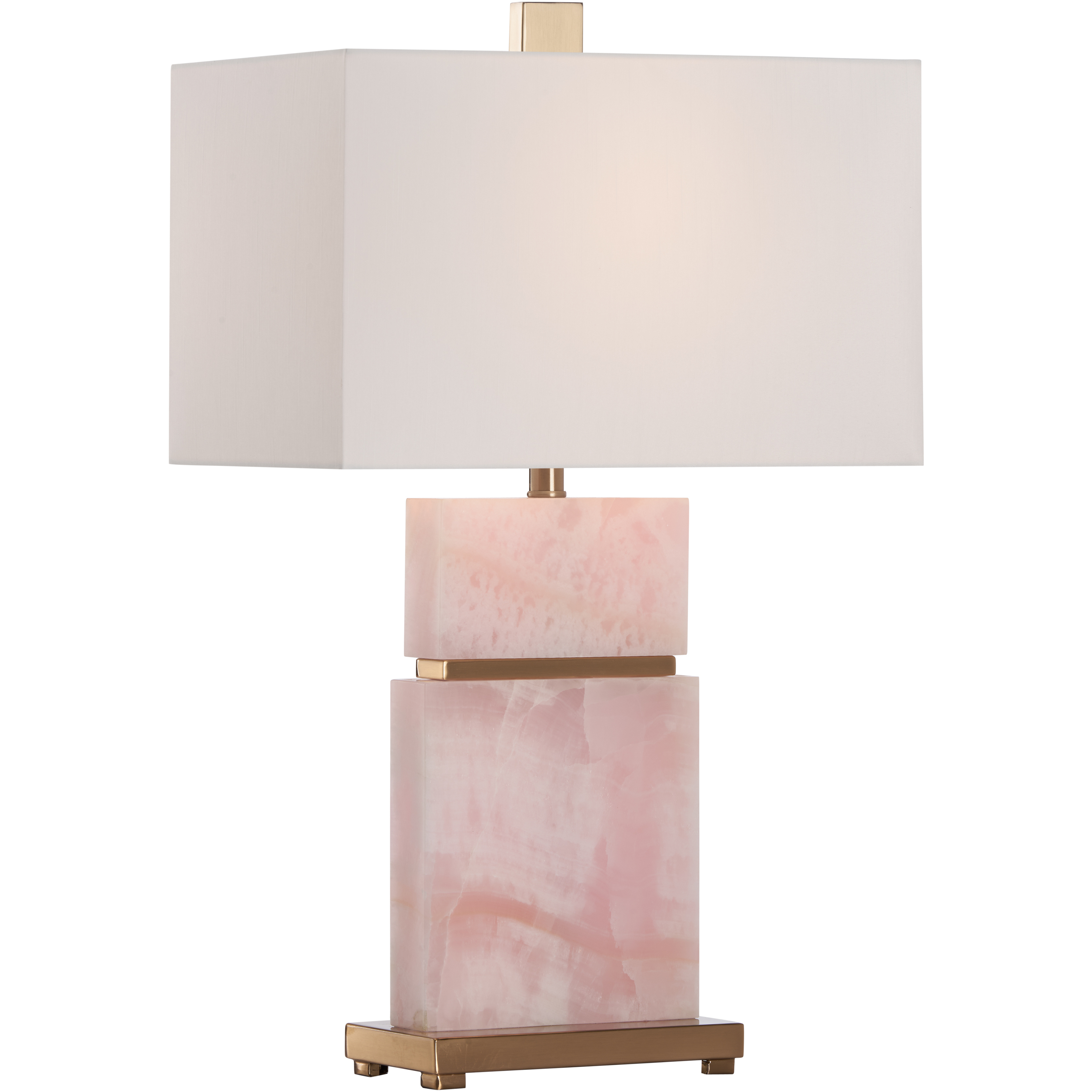Rose 21 inch 100.00 watt Pink and Gold Table Lamp Portable Light
