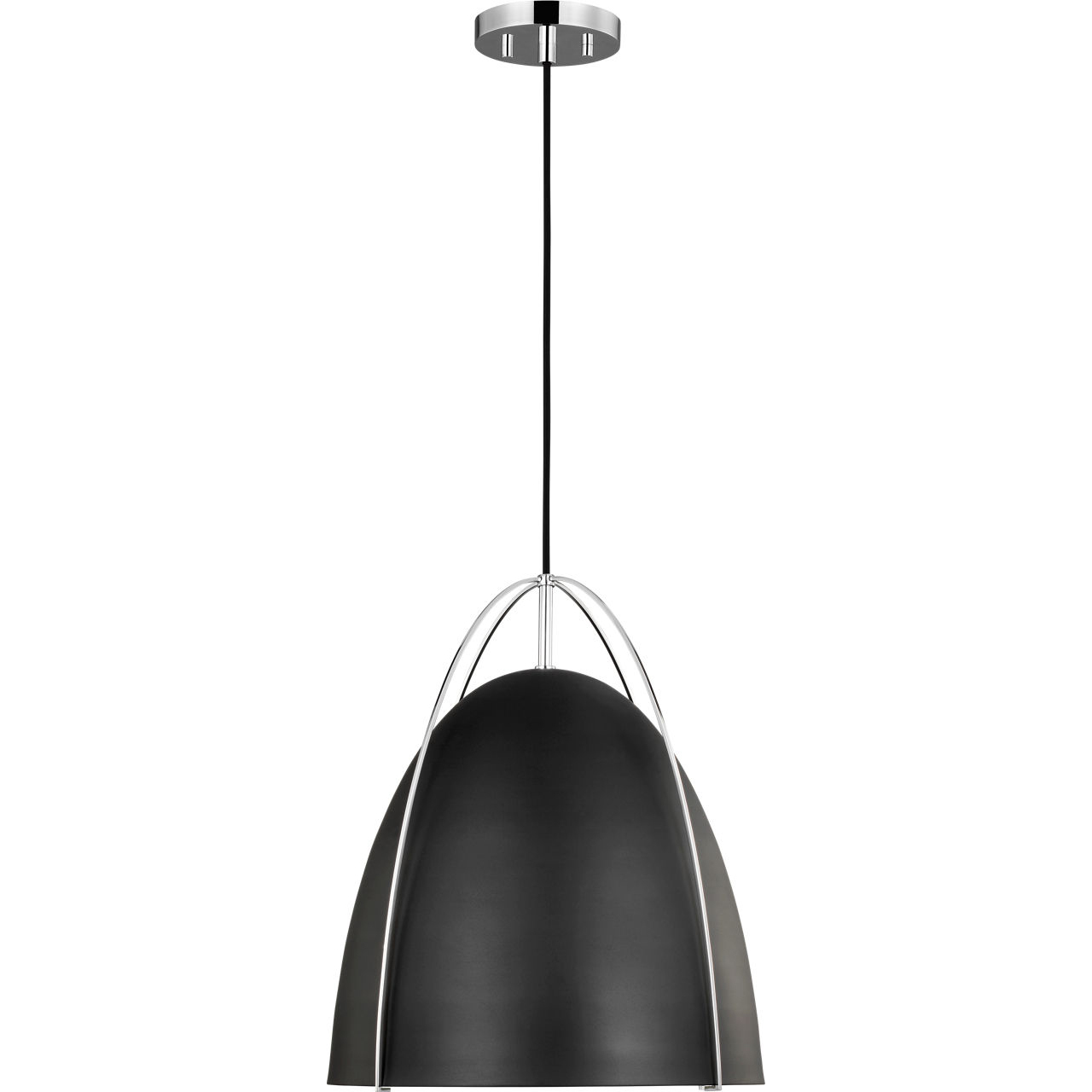 Sean Lavin Norman 1 Light 15.38 inch Chrome Pendant Ceiling Light