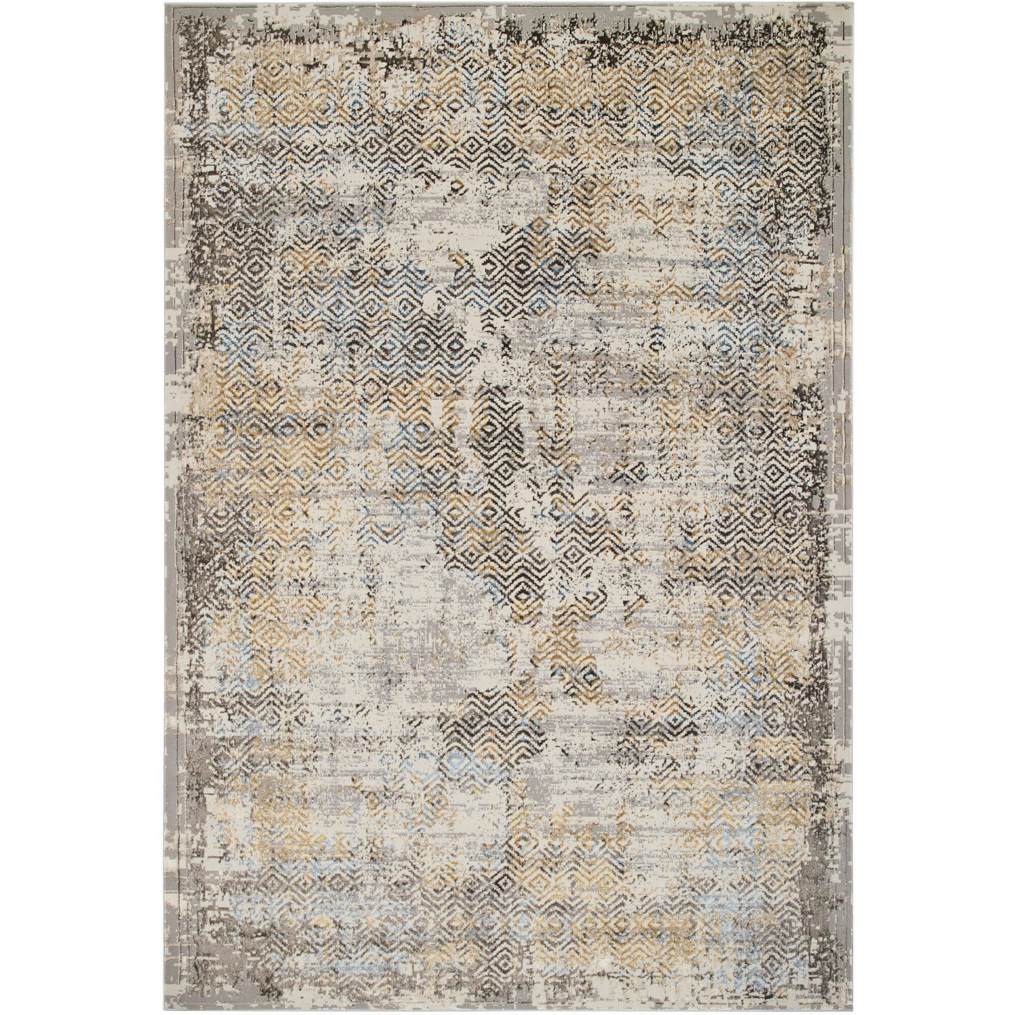 Zaria 130 X 94 inch Earth Tones Rug in 8 x 11