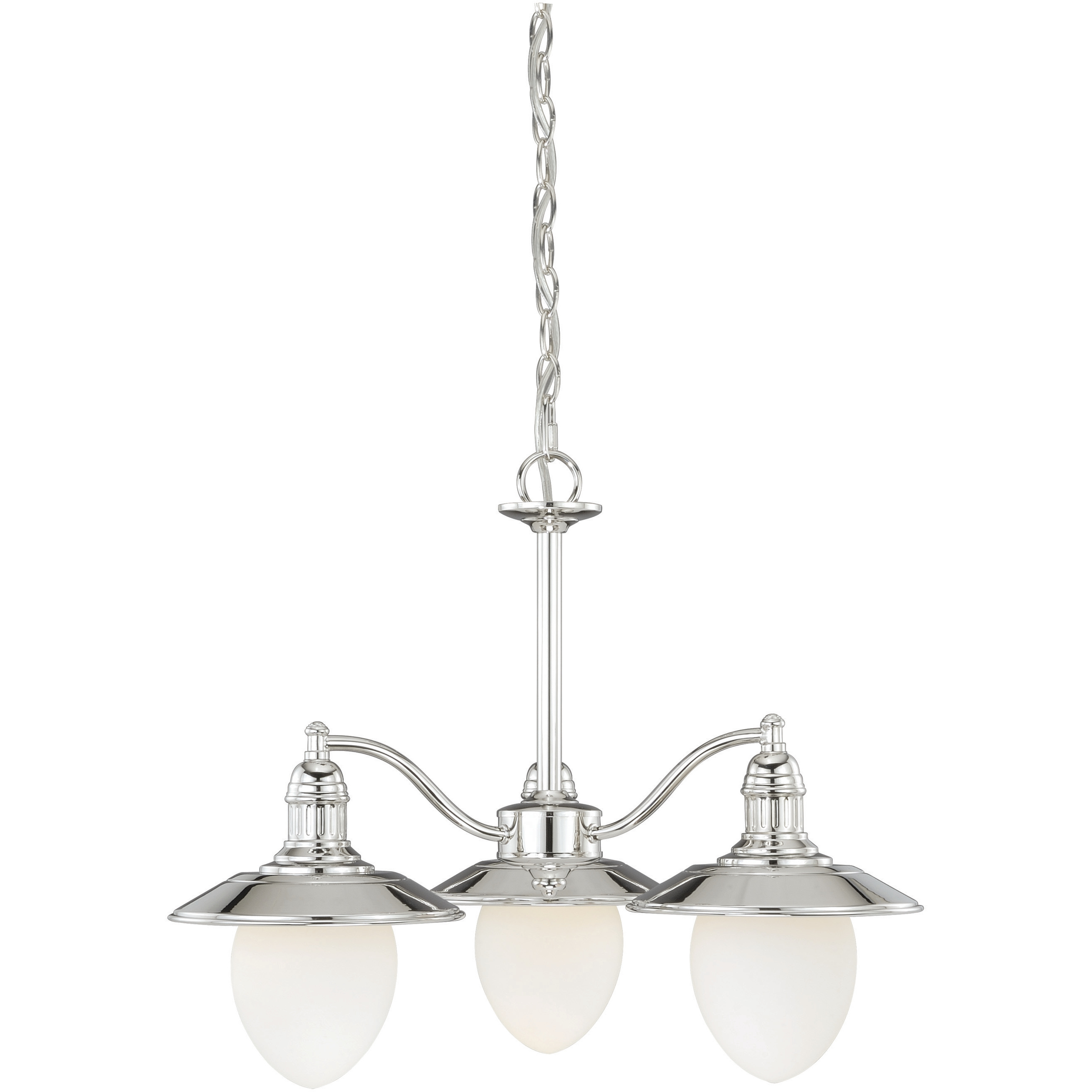 Marina Bay LED 23.5 inch Polished Nickel Chandelier Ceiling Light