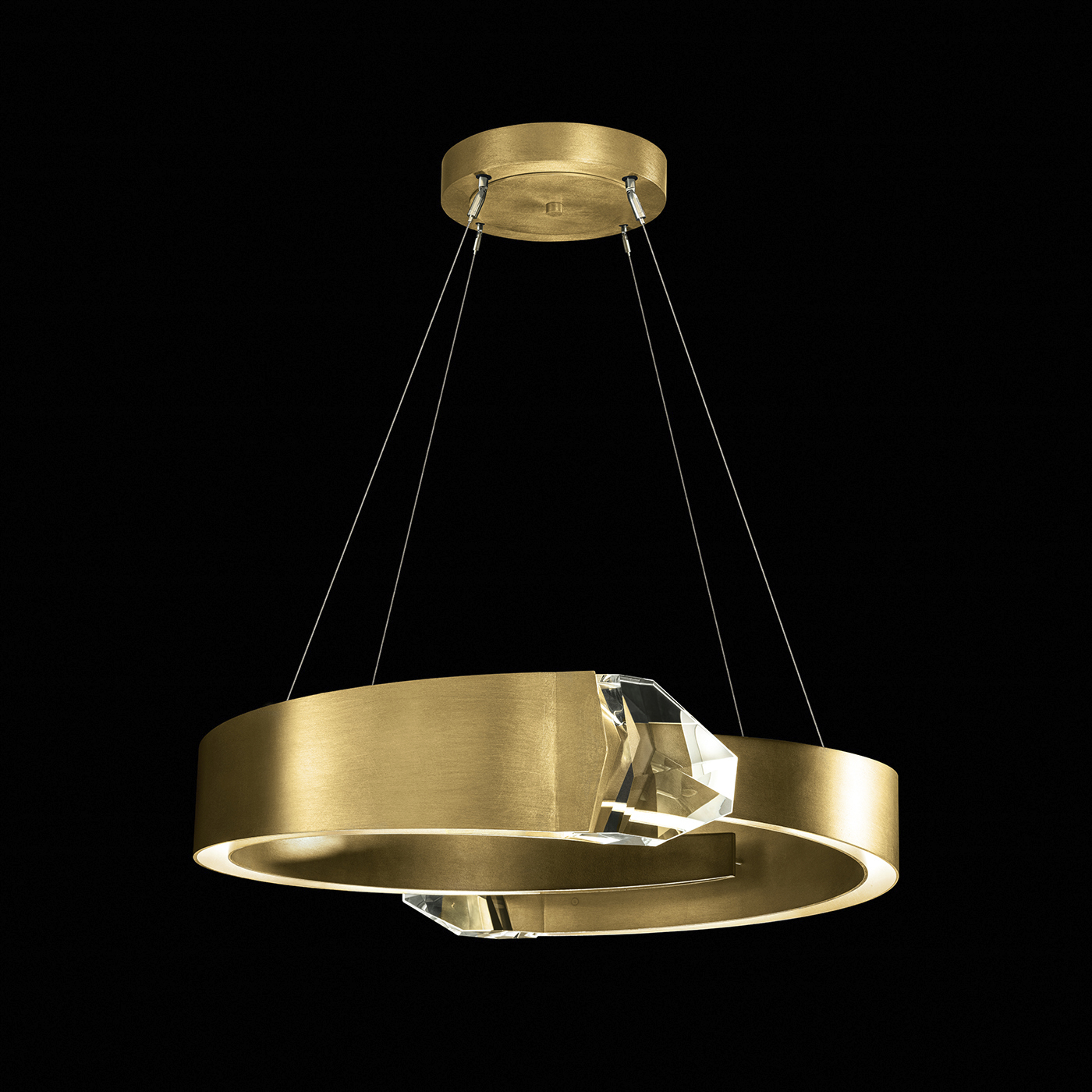 Strata 10 Light 32 inch Gold Pendant Ceiling Light