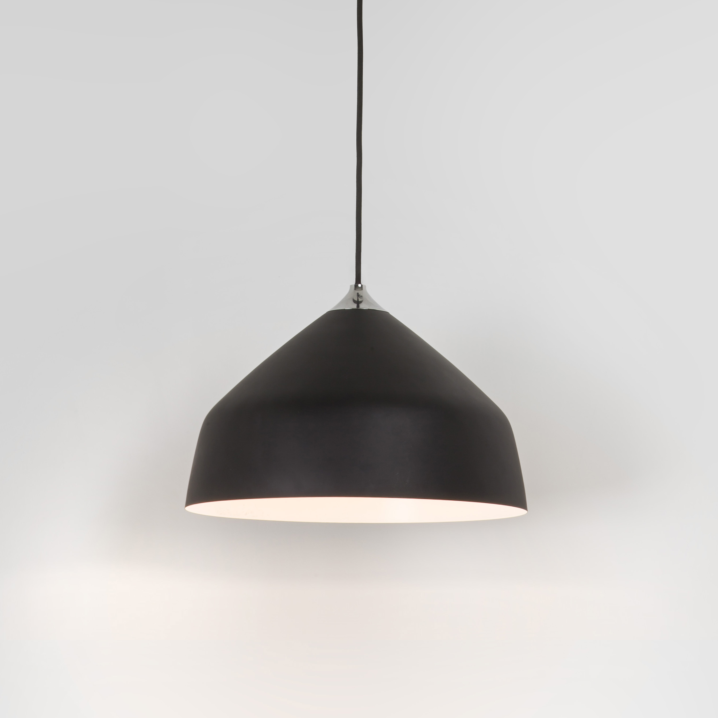 Ginestra 1 Light 11.81 inch Matte Black Interior Pendant Light Ceiling Light