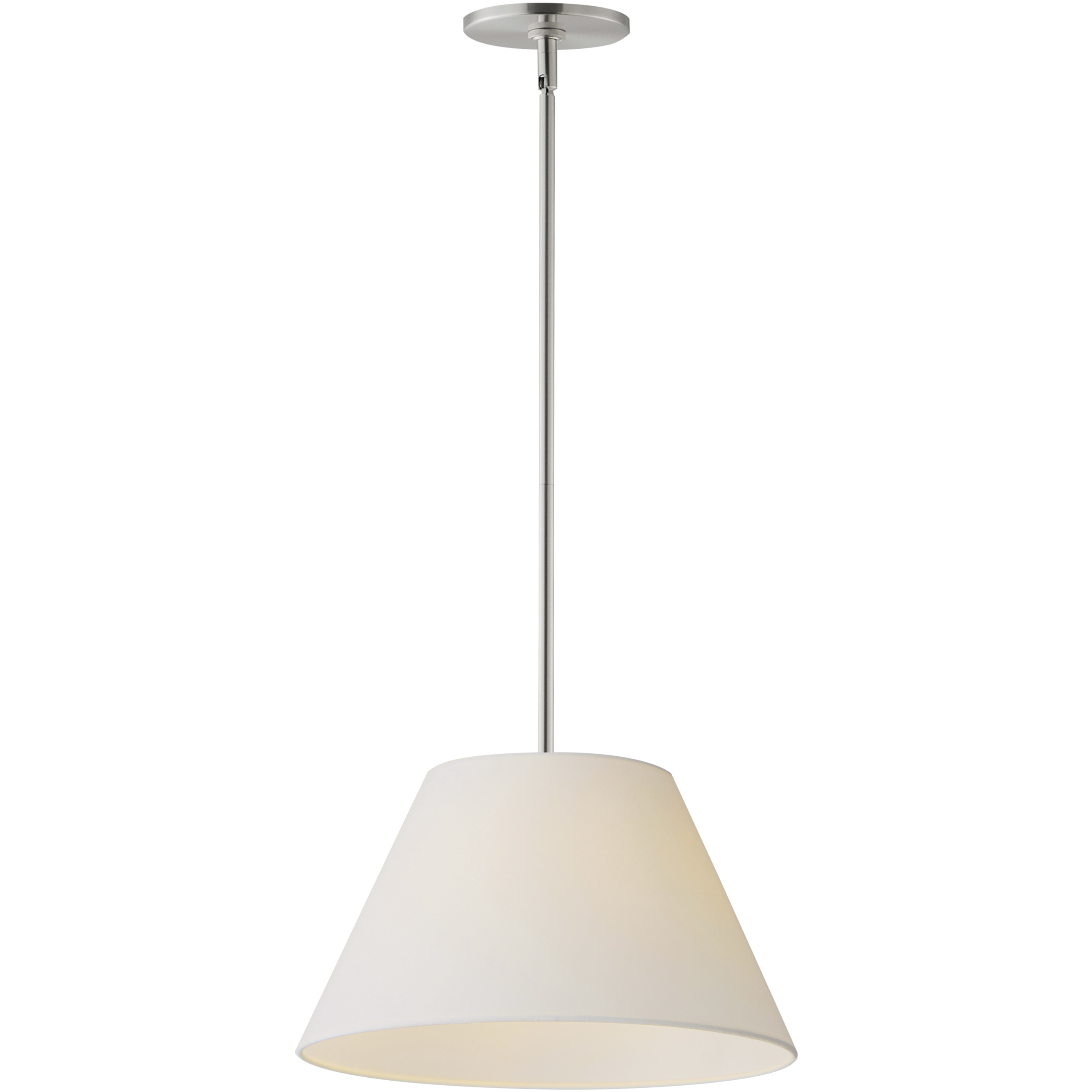 Dunbridge 1 Light 14 inch Polished Nickel Single Pendant Ceiling Light