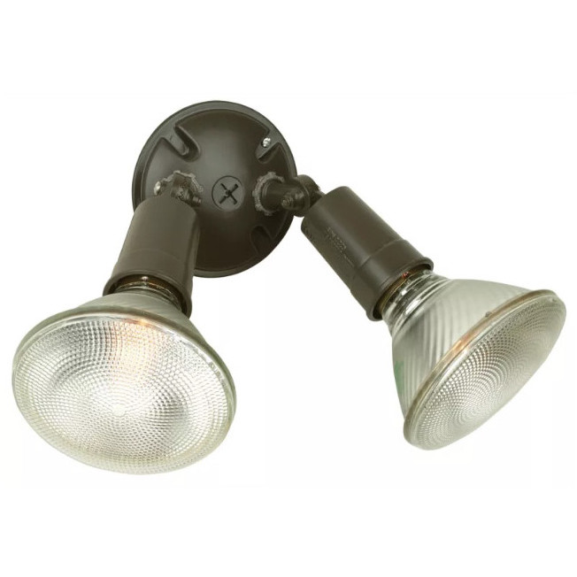 PAR Holders Outdoor Wall Mount in Bronze, Double