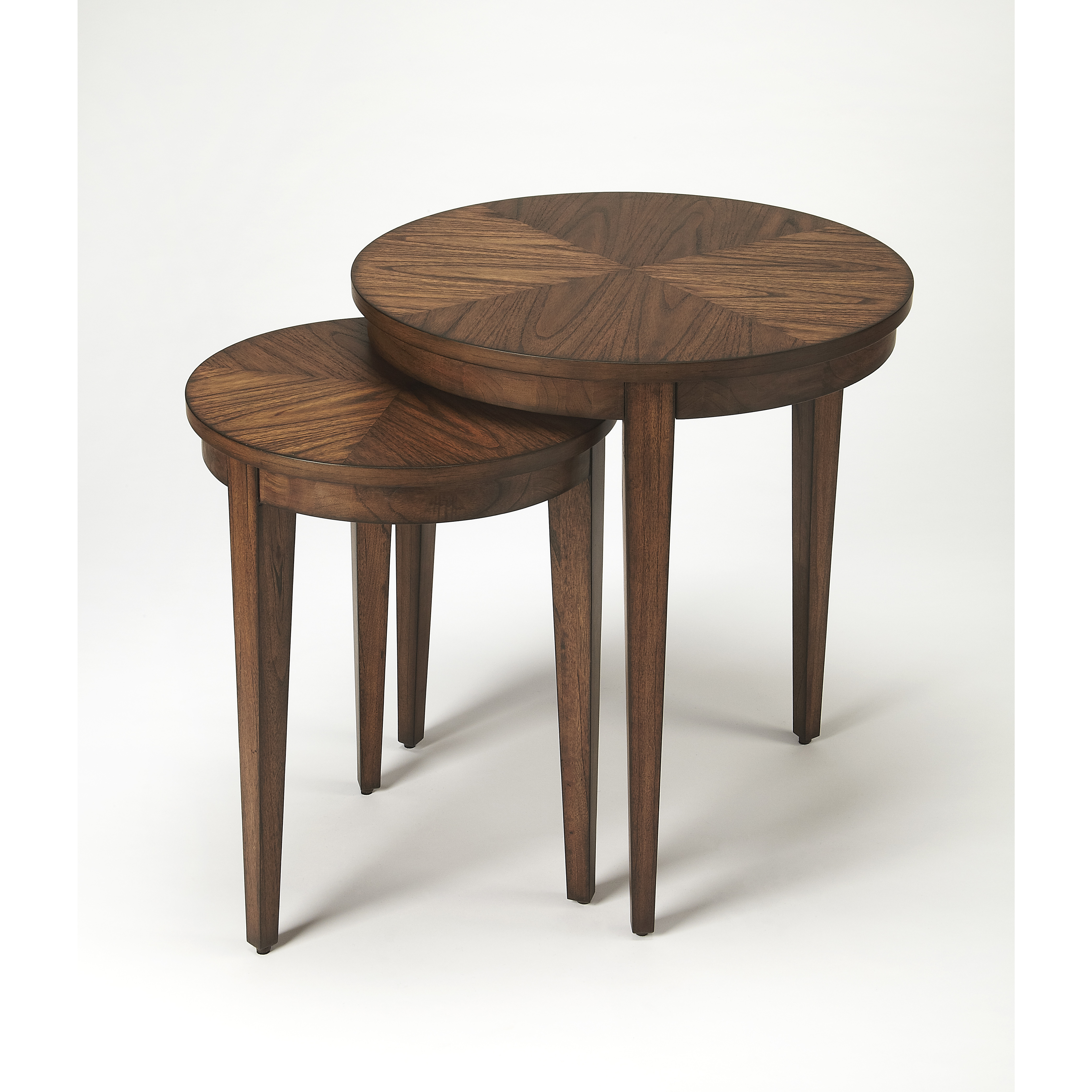 Butler Loft Lacey Round 26 X 24 inch Cocoa Nesting Table