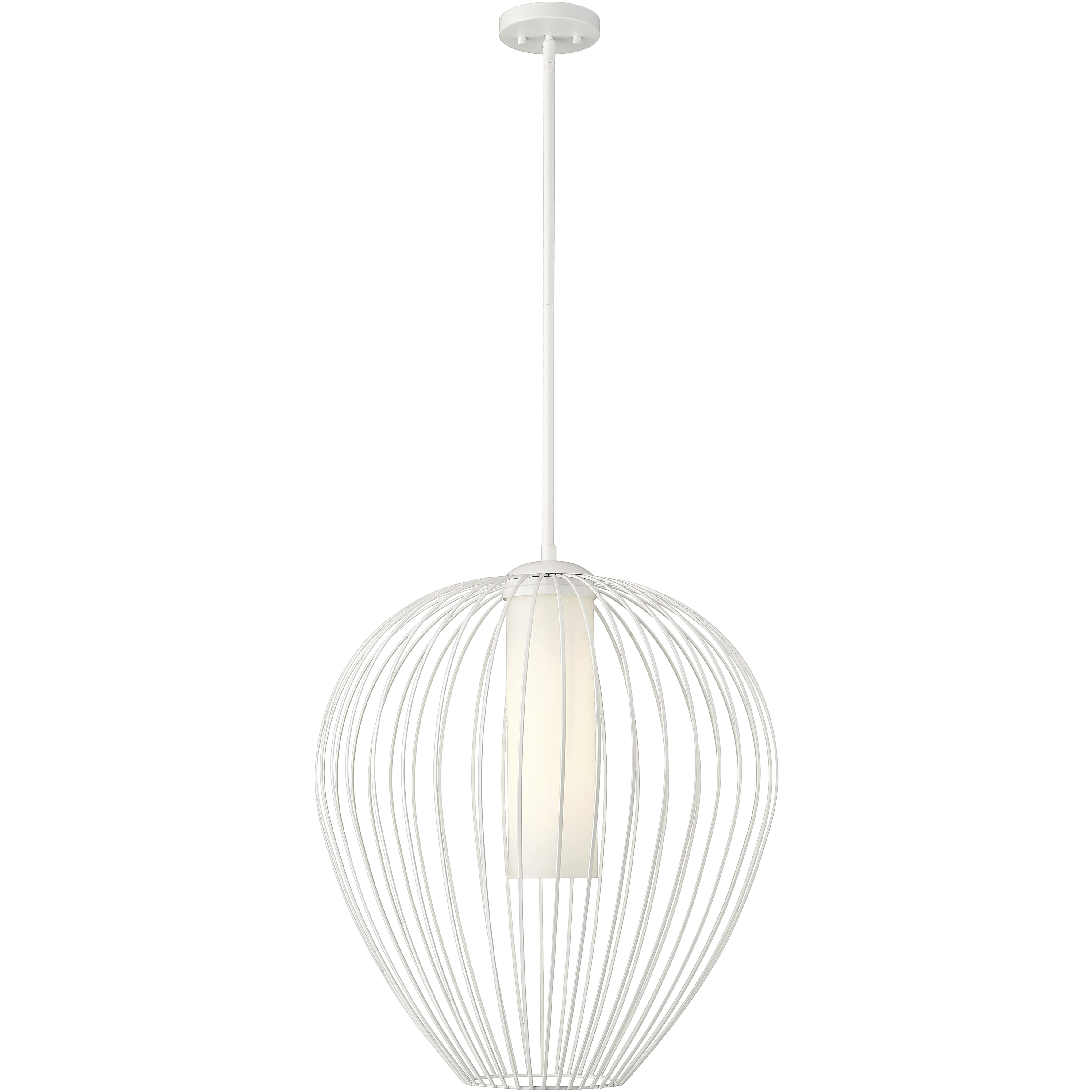 Savanti 1 Light 22 inch Tundra White Pendant Ceiling Light