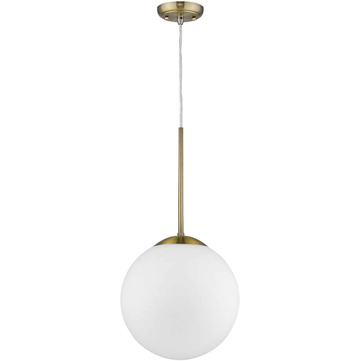 Solea 2 Light 13.75 inch Antique Brass Pendant Ceiling Light