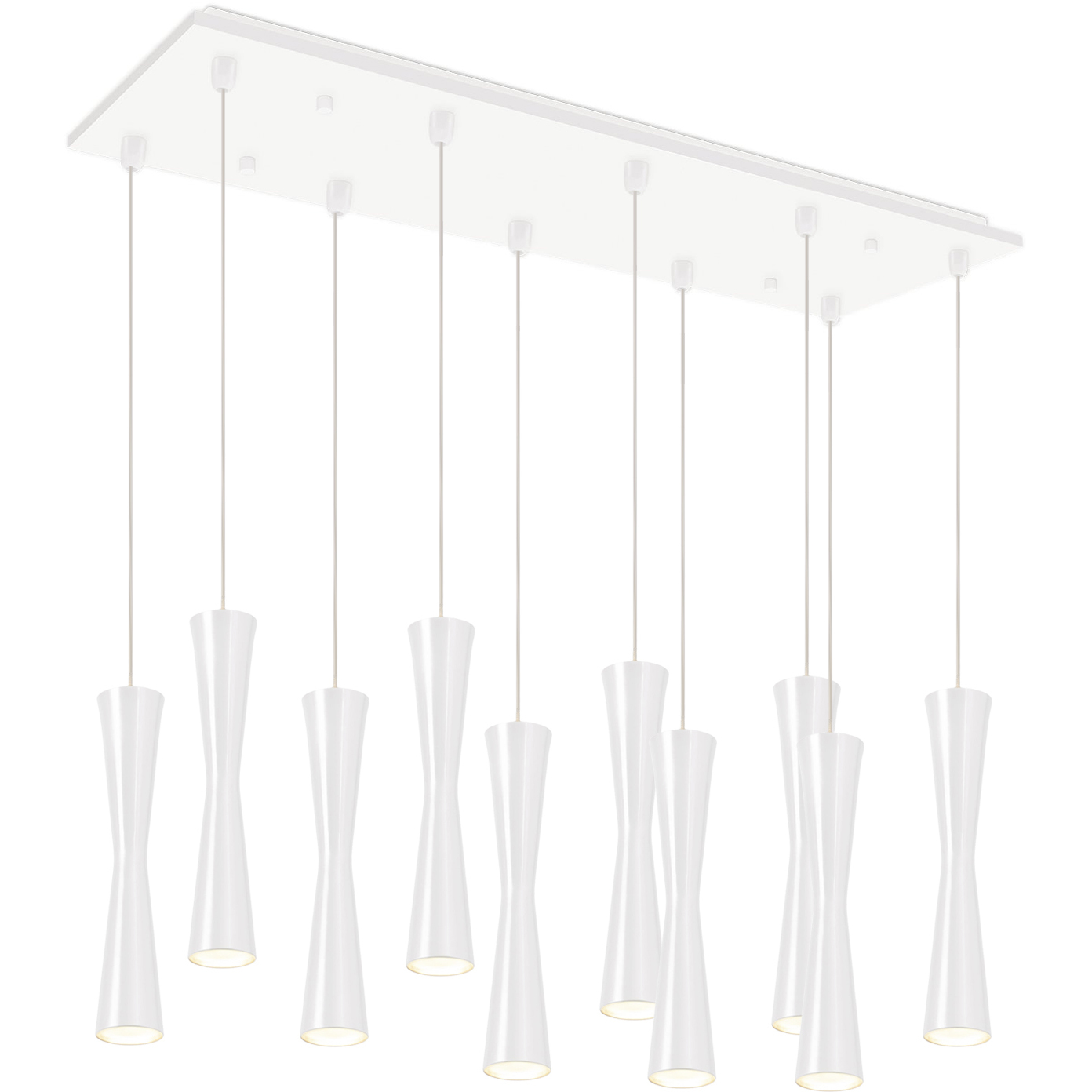 Robson LED 8.25 inch White Multi Pendant Ceiling Light