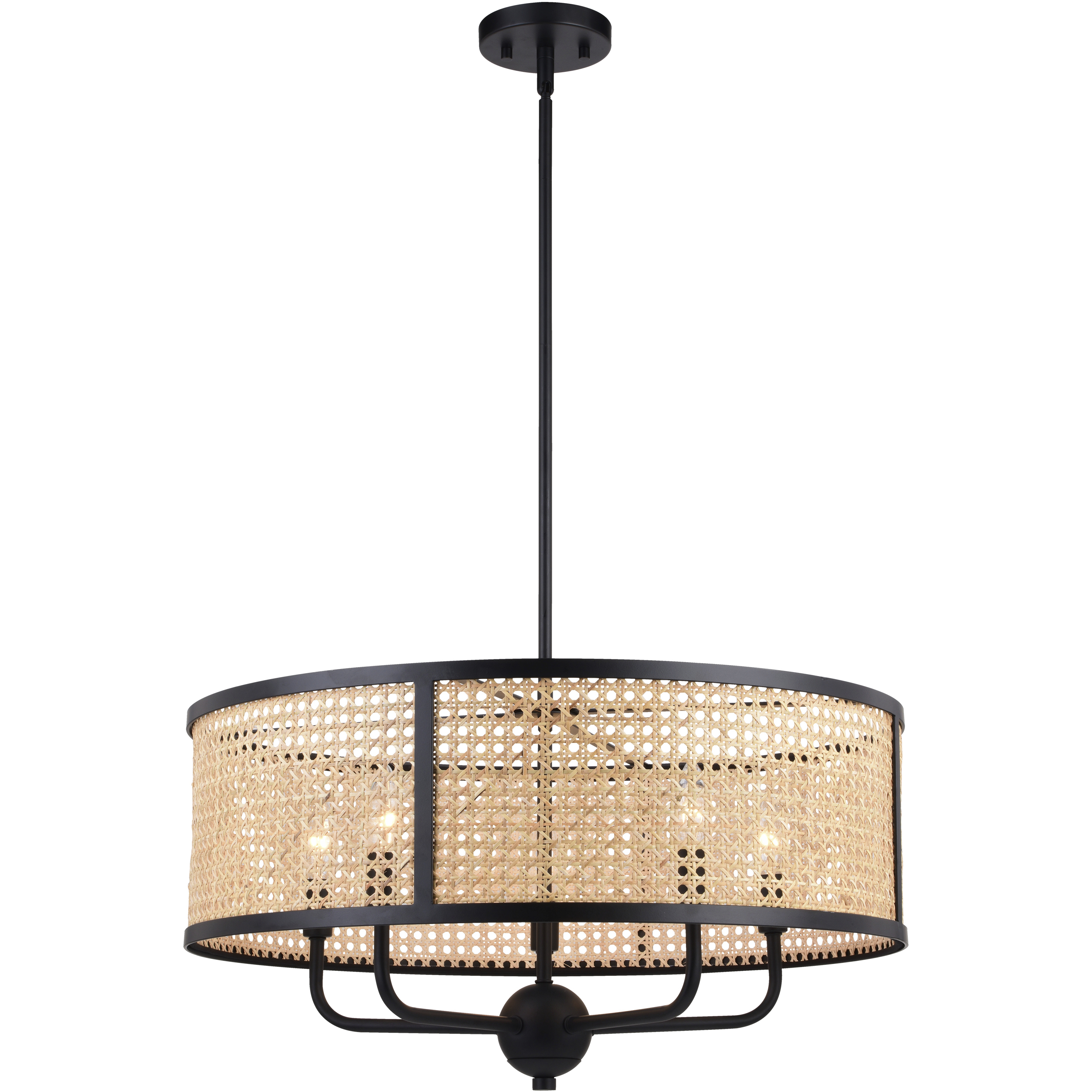 Berens LED 24 inch Matte Black Pendant Ceiling Light