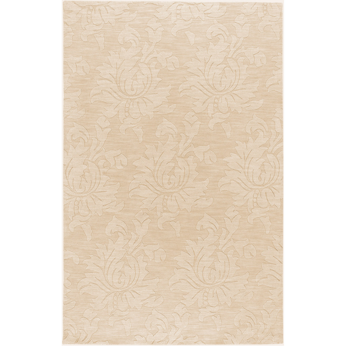 Mystique 156 X 108 inch Beige Rugs, Wool
