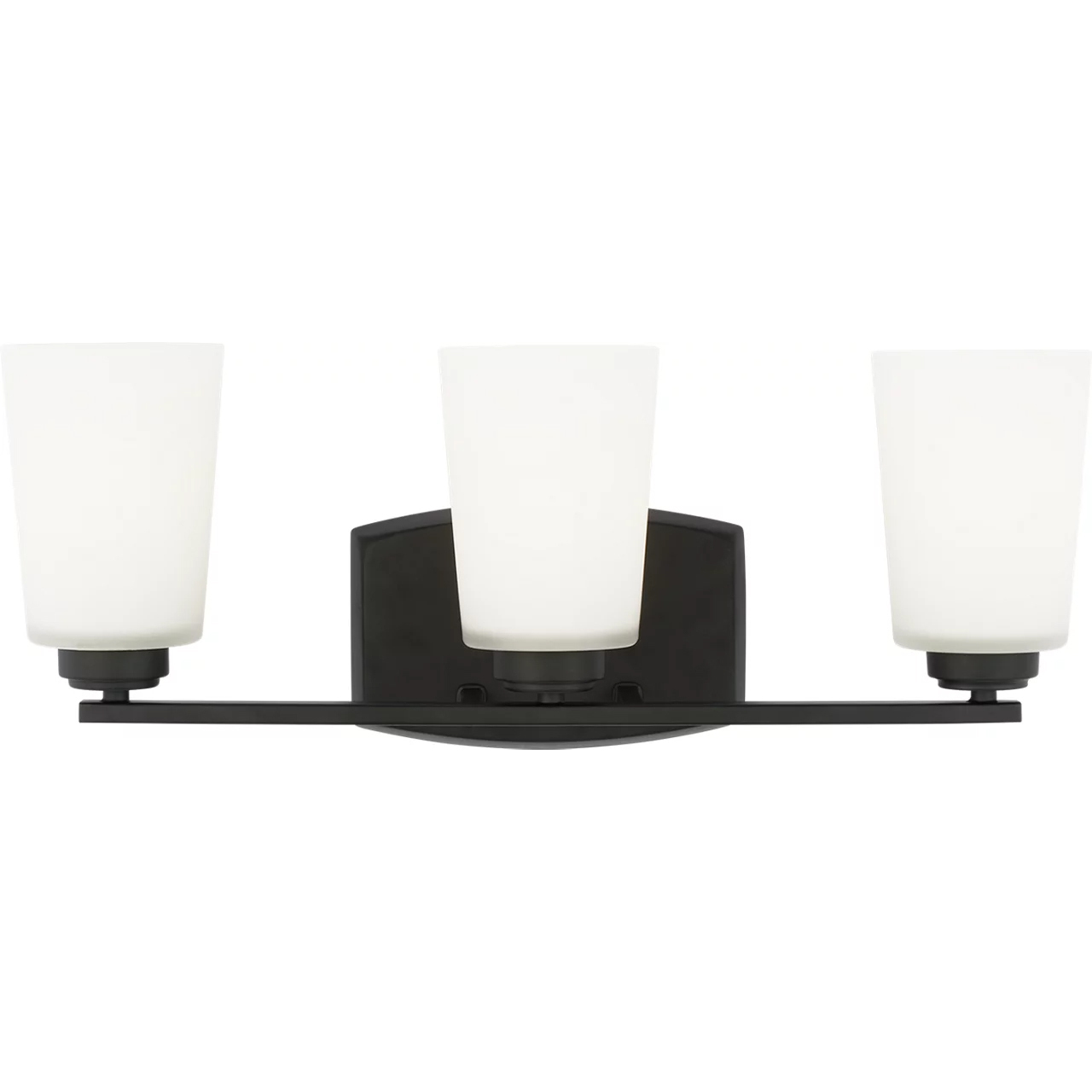 Franport 3 Light 21 inch Midnight Black Wall Bath Fixture Wall Light
