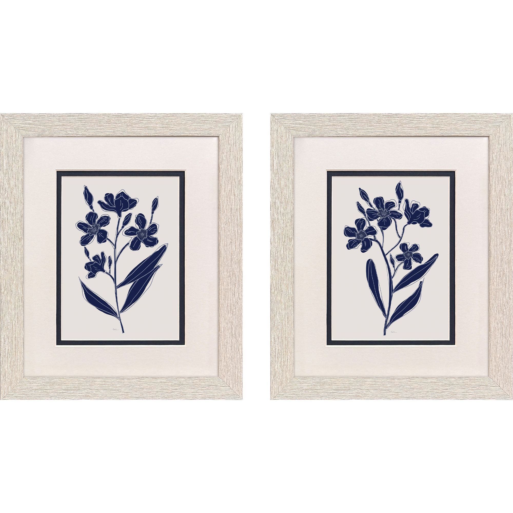 Propac Blue and Gray Framed Art, Propac