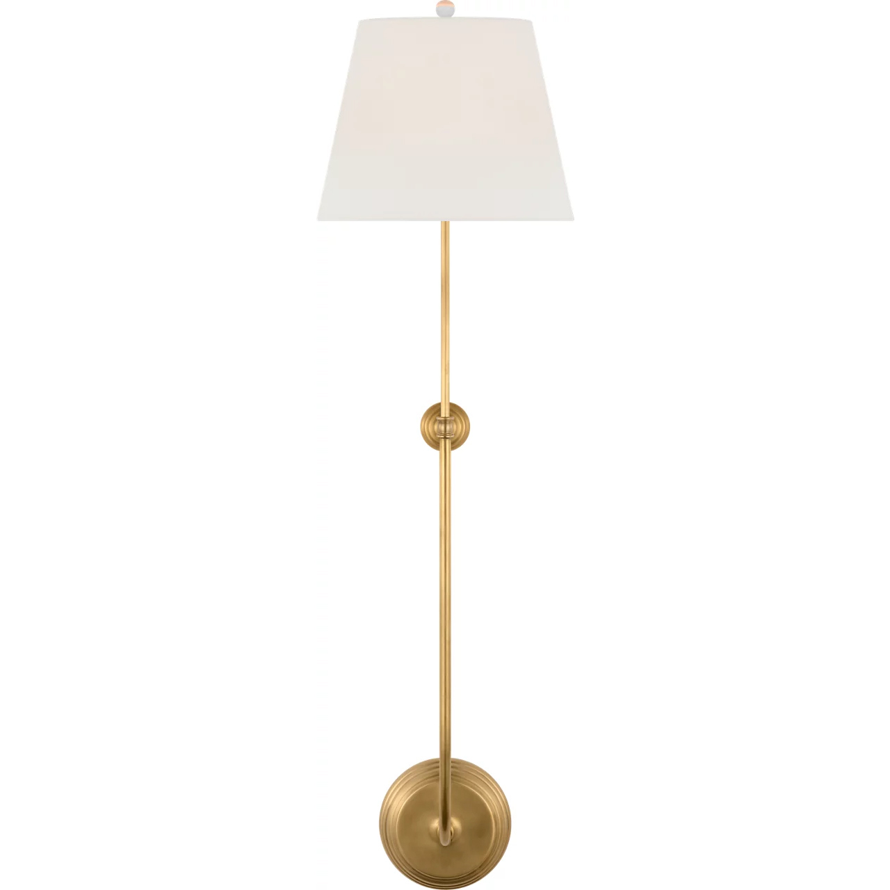 Suzanne Kasler Wyatt LED 10.5 inch Hand-Rubbed Antique Brass Statement Sconce Wall Light