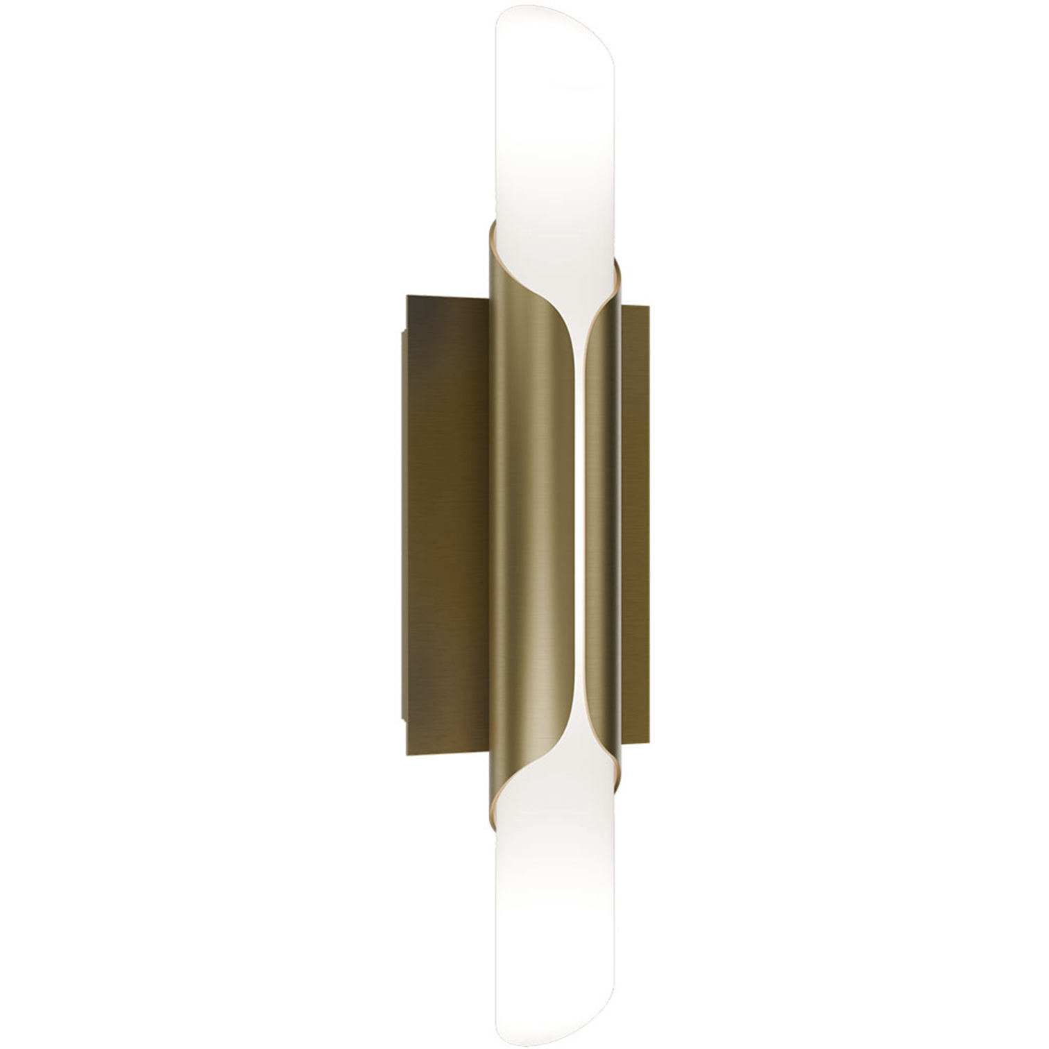 Wrappe Wall Sconce Wall Light in 2700K, Aged Brass, dweLED