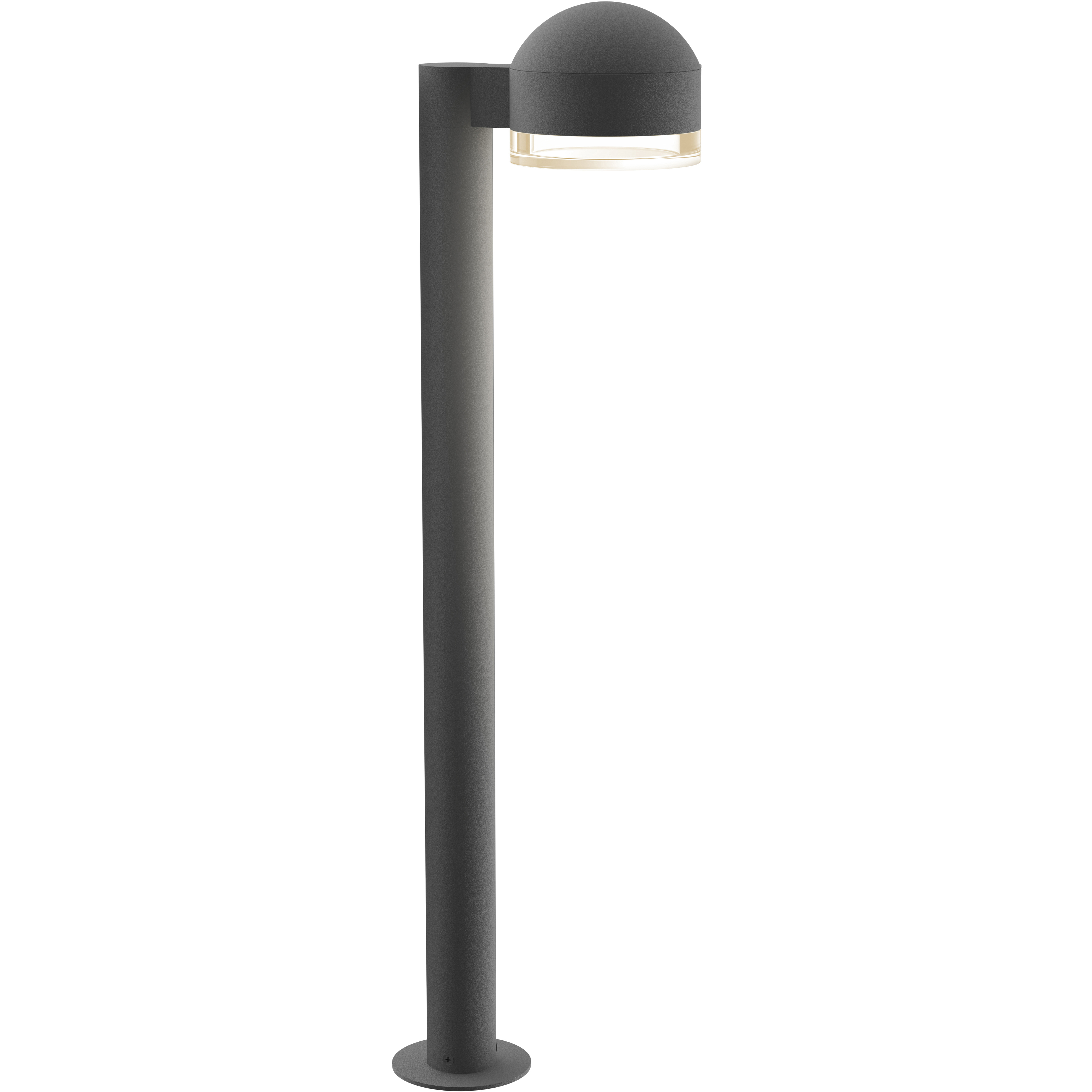 Reals 12V 10 watt Textured Gray Bollard
