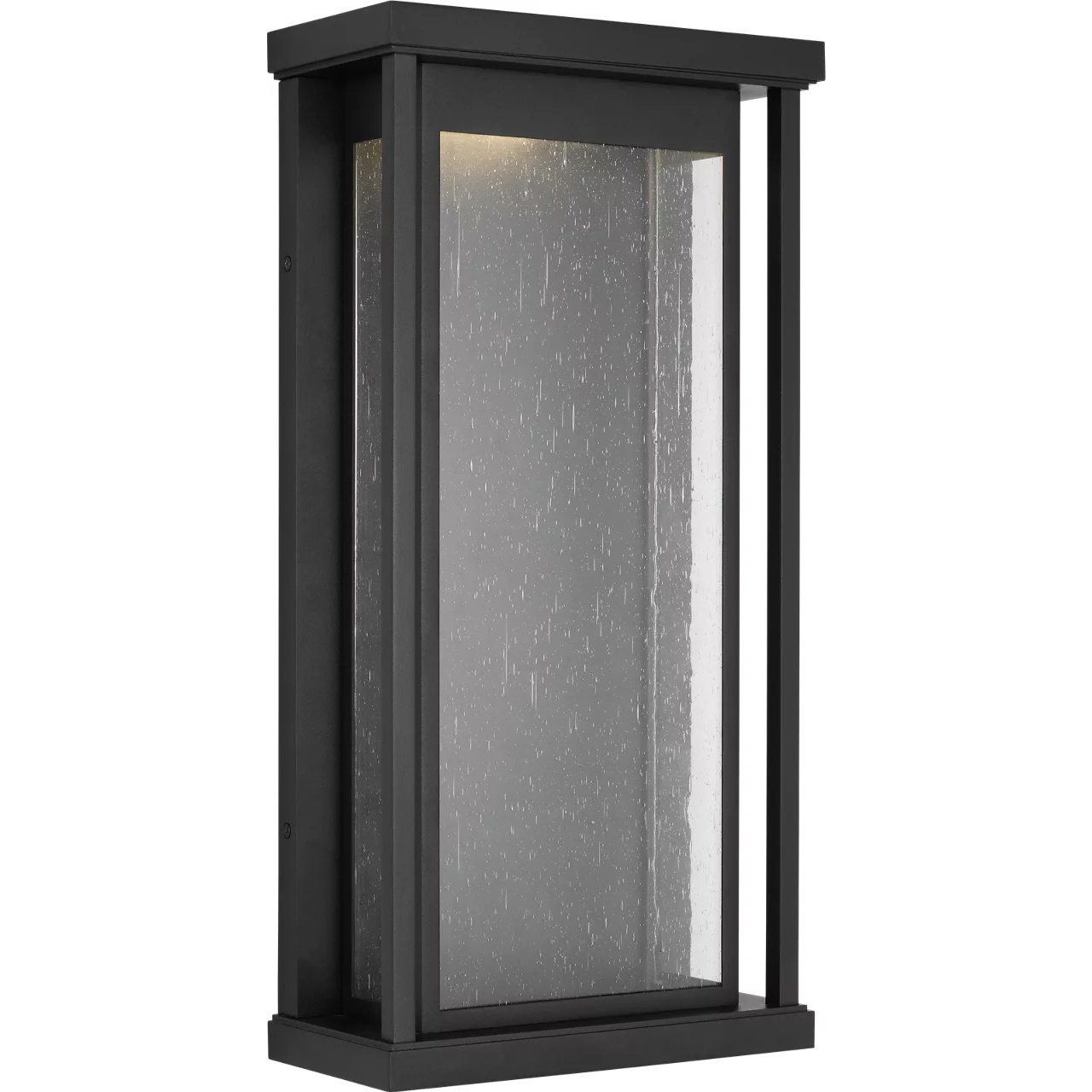 Faywood LED 20 inch Textured Black Outdoor Wall Lantern, Large