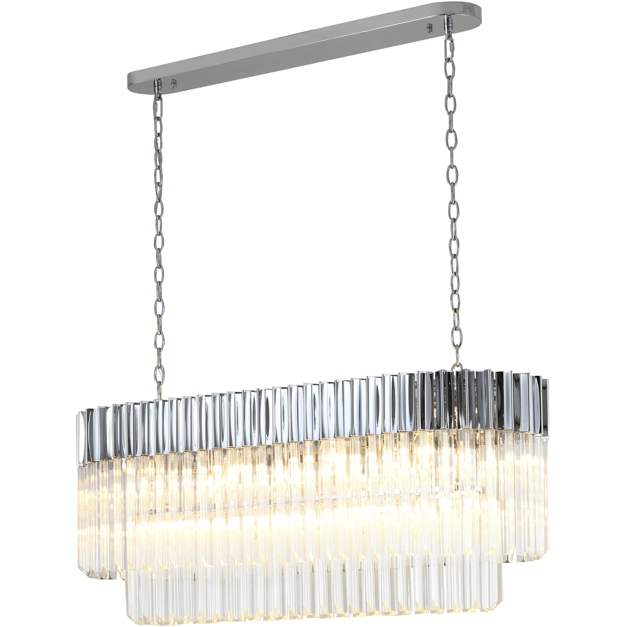 Canada 12 Light 12.6 inch Chrome Chandelier Ceiling Light