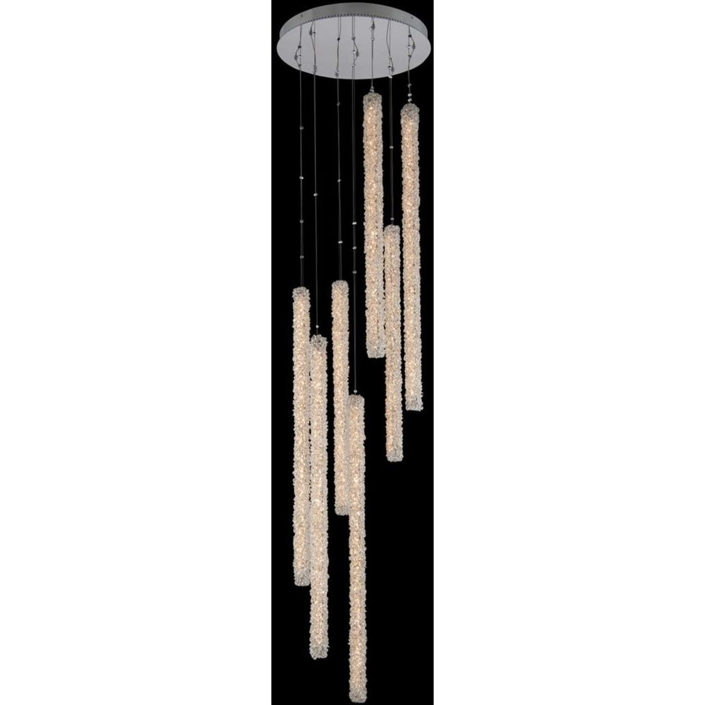 Lina LED 24 inch Polished Chrome Foyer Pendant Ceiling Light