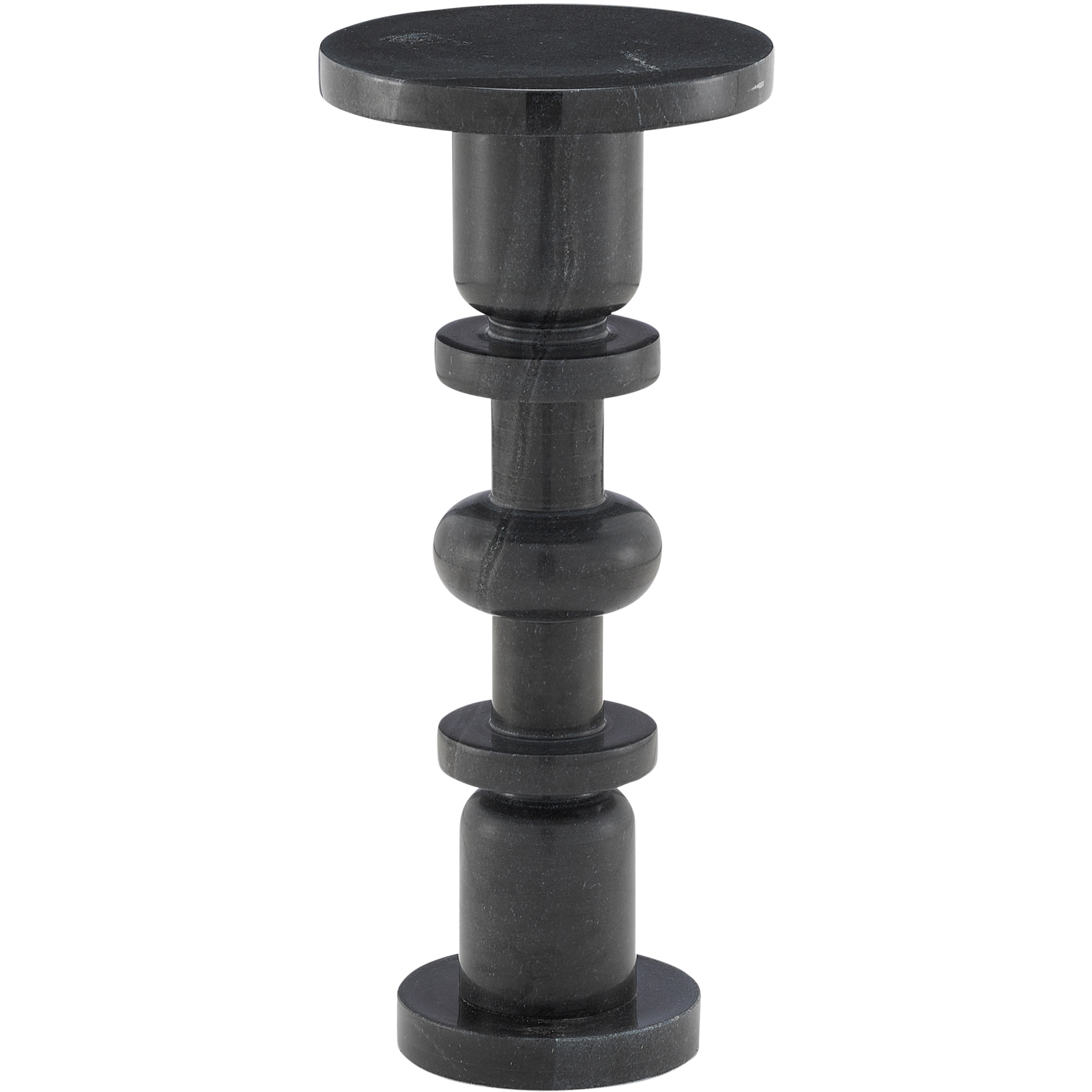 Sasha 10 inch Black Drinks Table