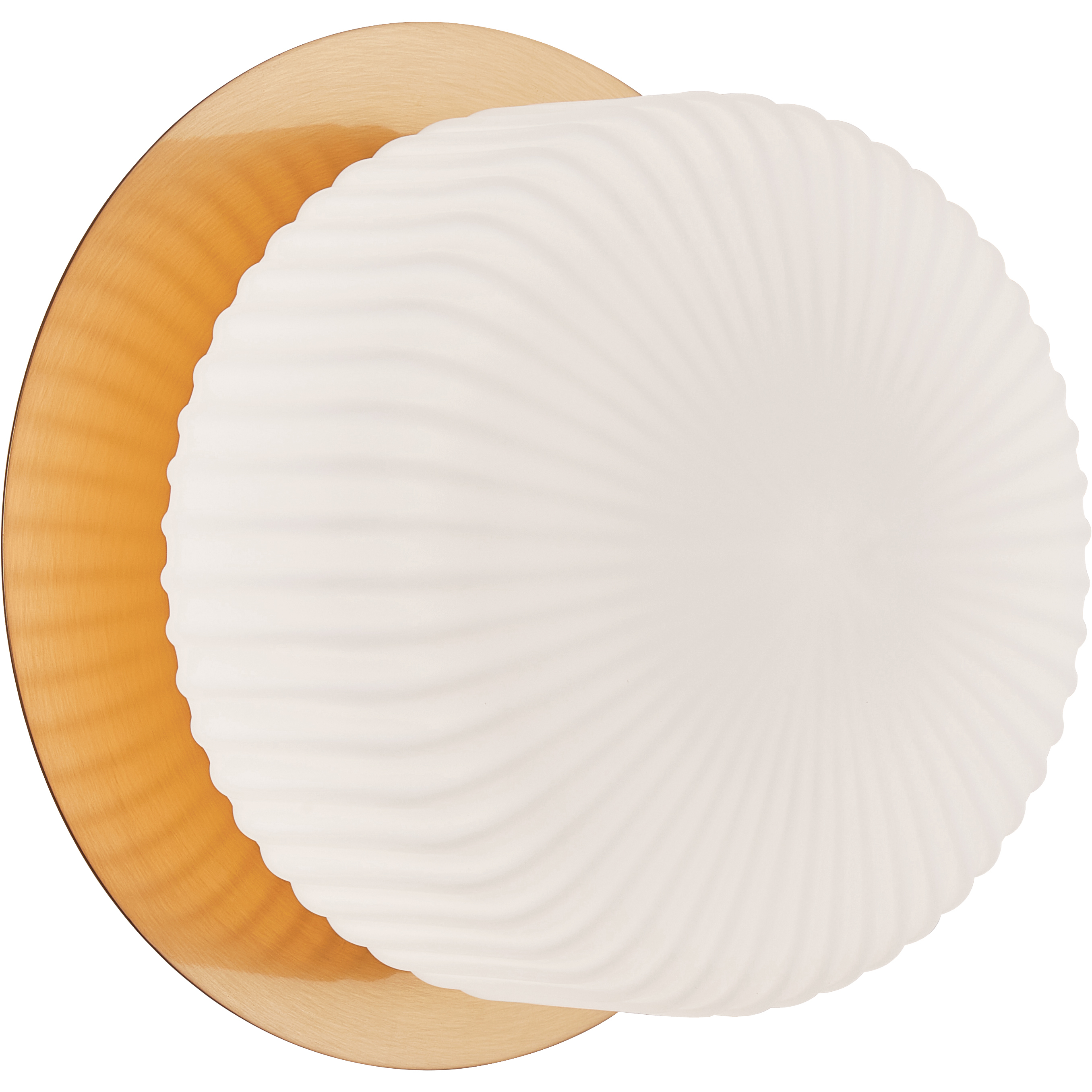 Matteo Lighting Knobbel LED 7.5 inch Aged Gold Brass Wall Sconce Wall Light in Opal S01301AGOP - Open Box