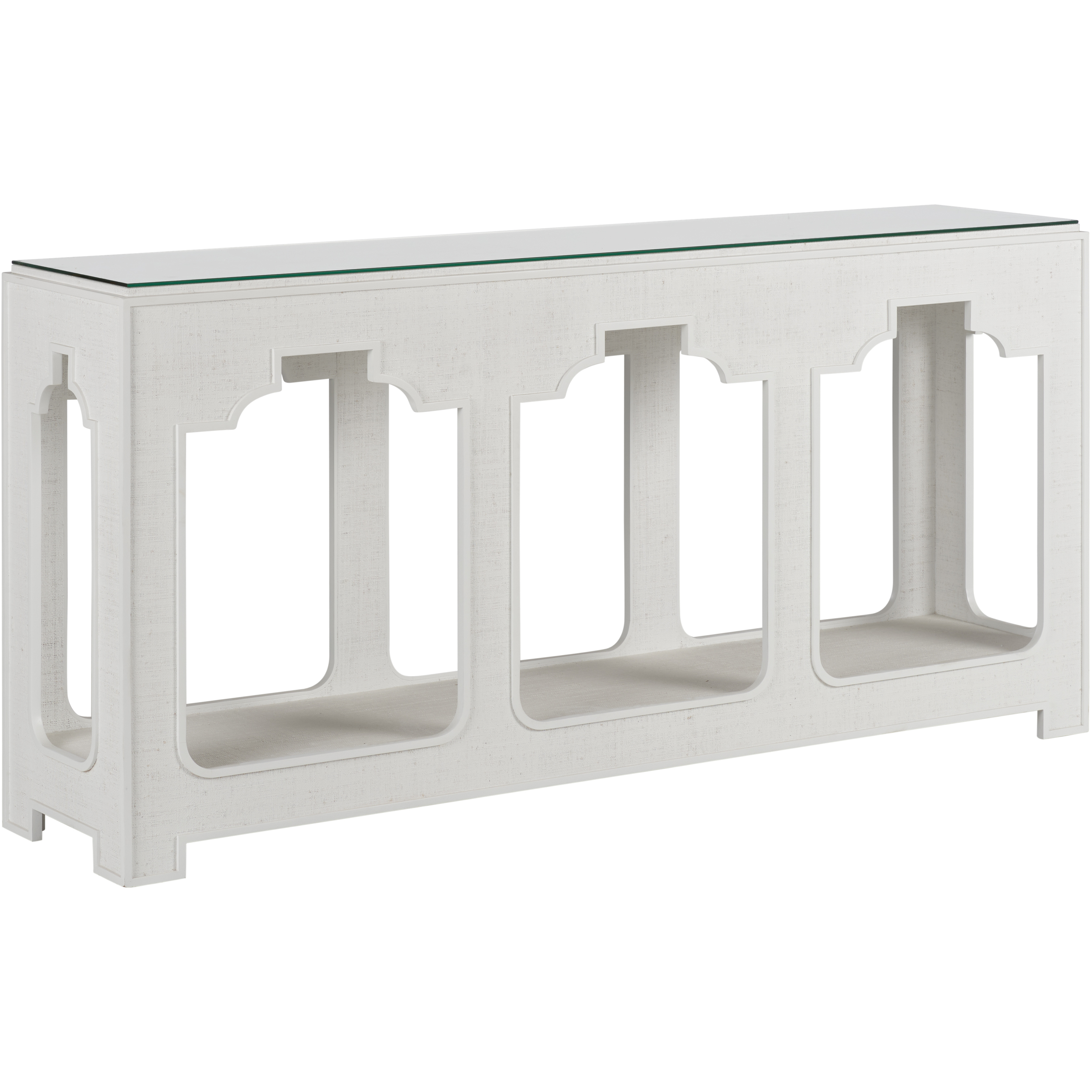 Yangon 72 inch White/Cream Console Table