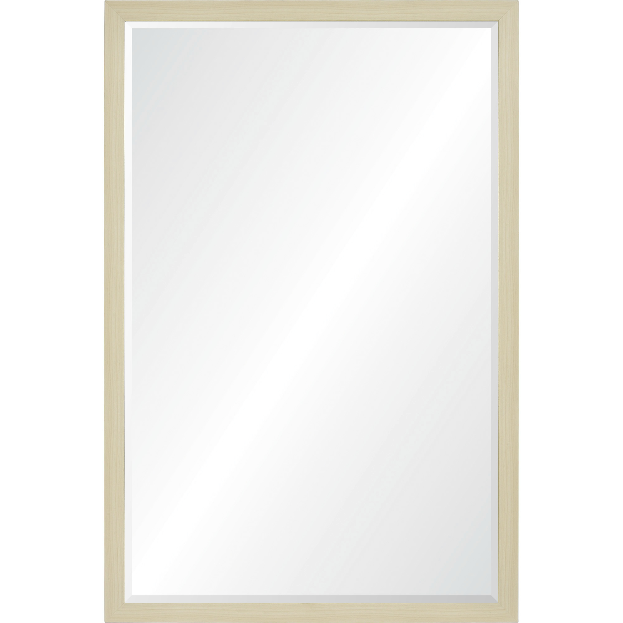 Armelle 36 X 24 inch Light Brown Wall Mirror