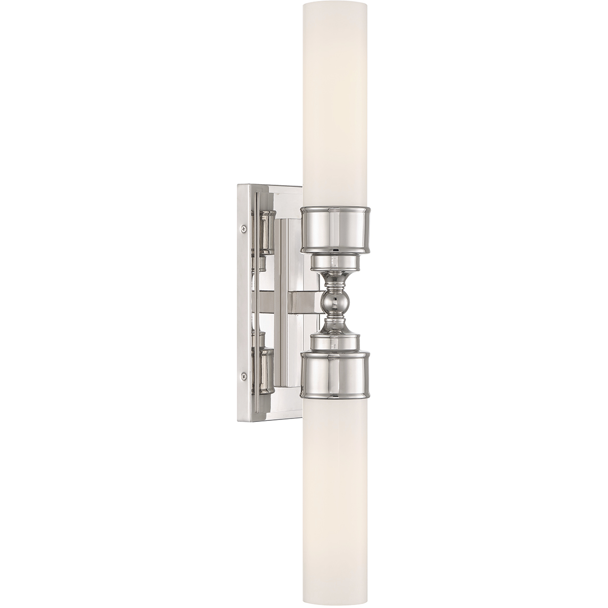 Wilcox Bath Wall Light in Polished Nickel