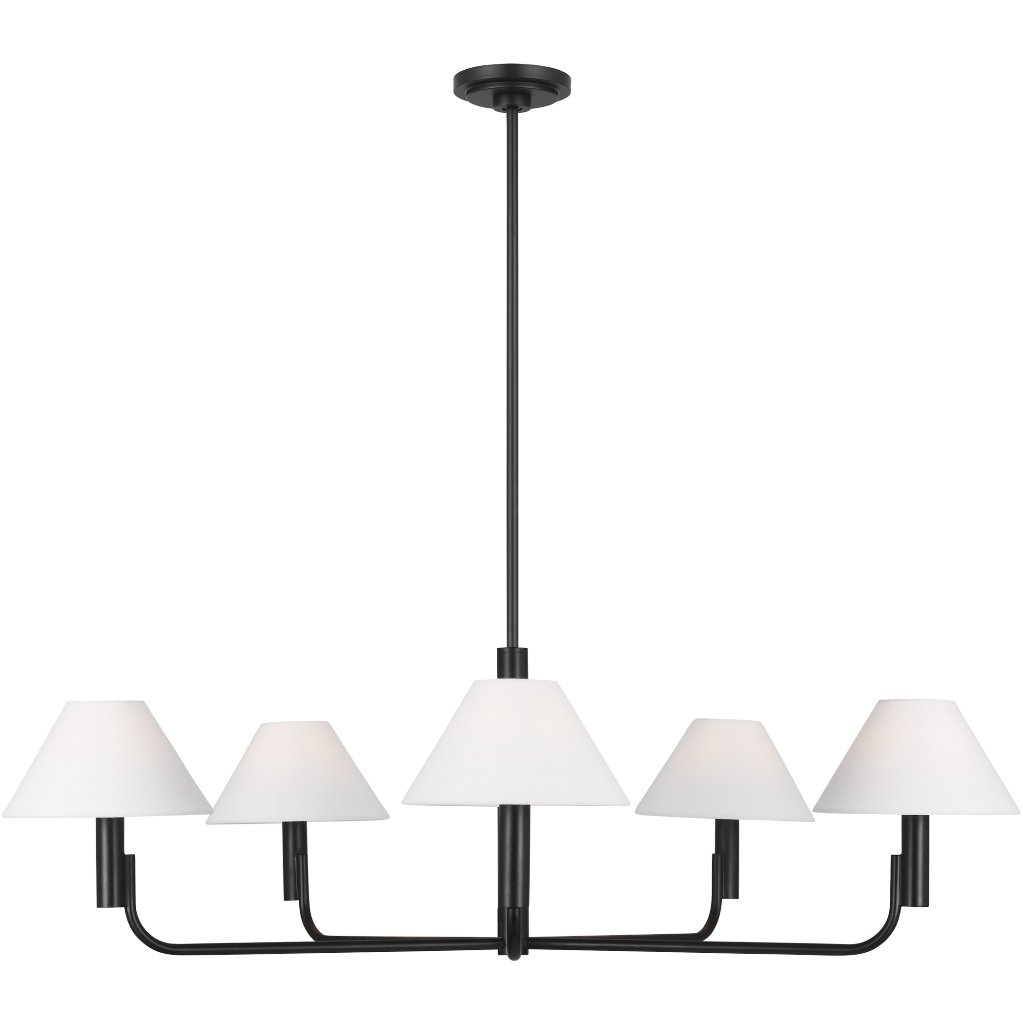 Sean Lavin Colfax 5 Light 40.5 inch Aged Iron Chandelier Ceiling Light