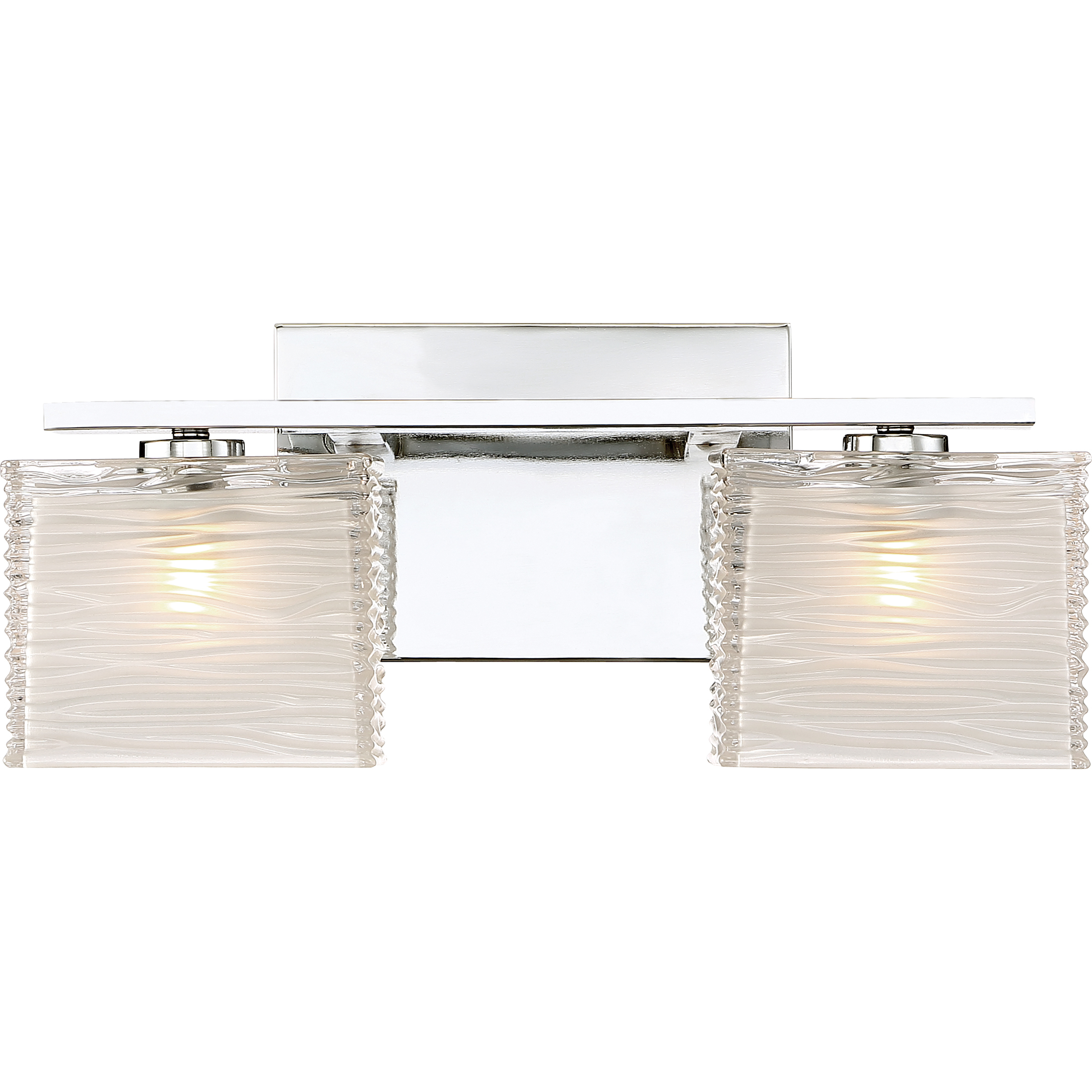 Quoizel Westcap 2 Light 15 inch Polished Chrome Bath Light Wall Light, Medium WCP8602C - Open Box