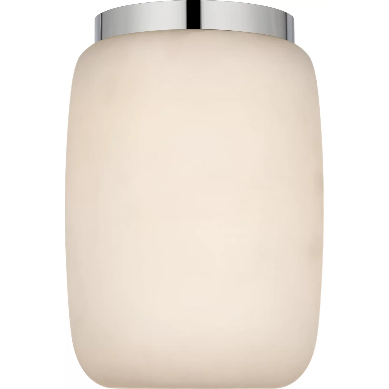 Kelly Wearstler Formosa LED 5.25 inch Alabaster and Polished Nickel Elongated Flush Mount Ceiling Light