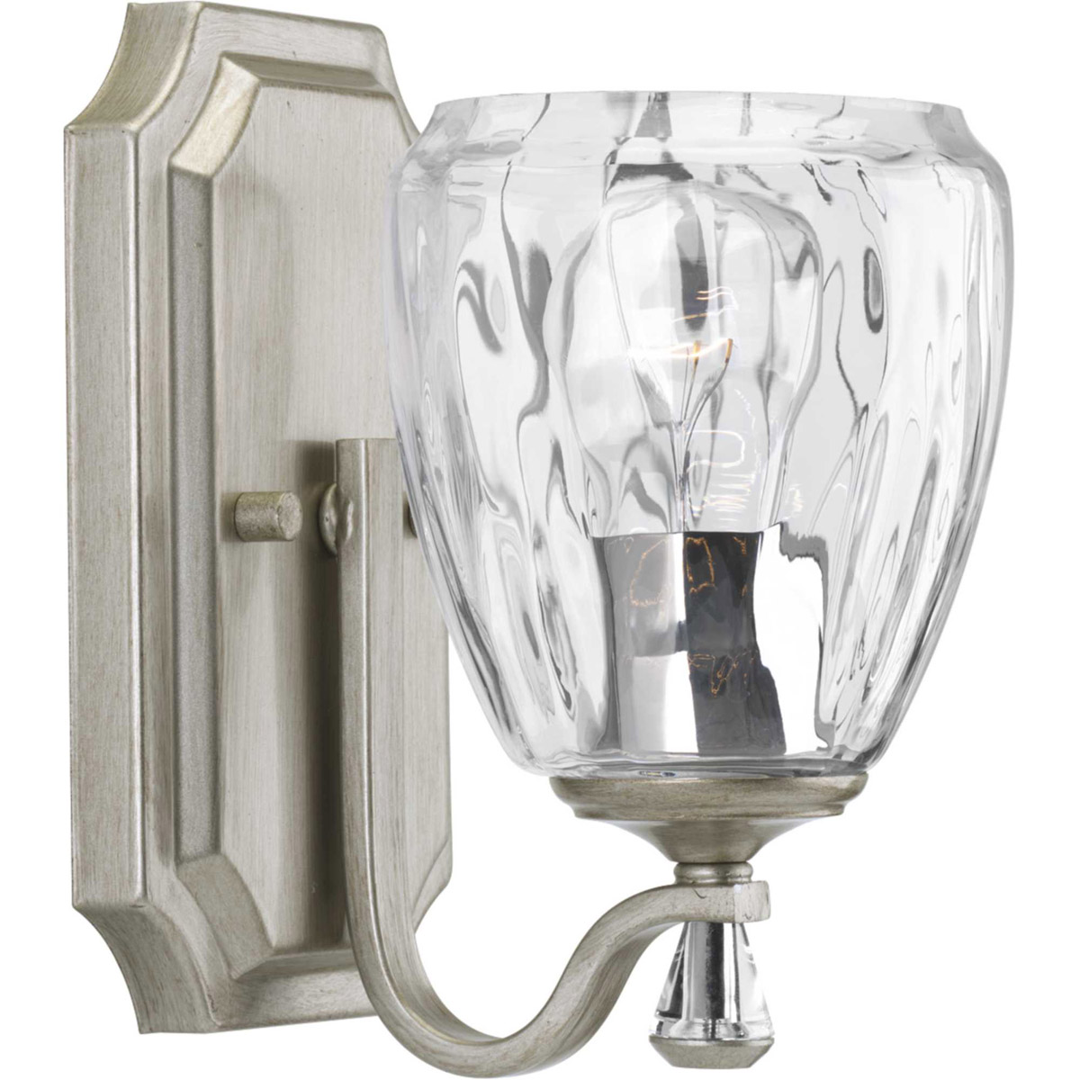 Kenley 1 Light 5 inch Silver Ridge Bath Vanity Wall Light