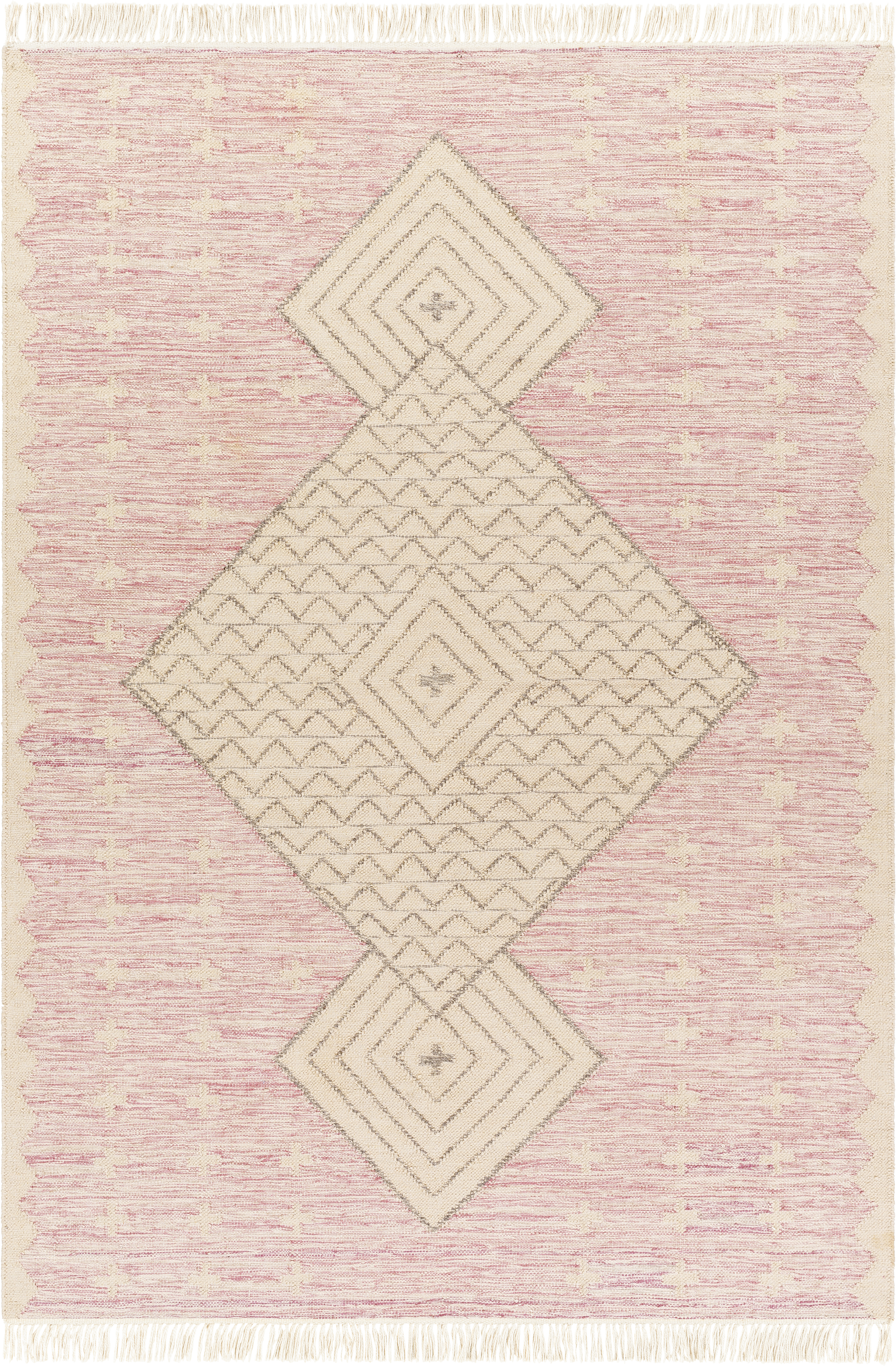 Bursa 144 X 106 inch Dusty Pink Rug, Rectangle
