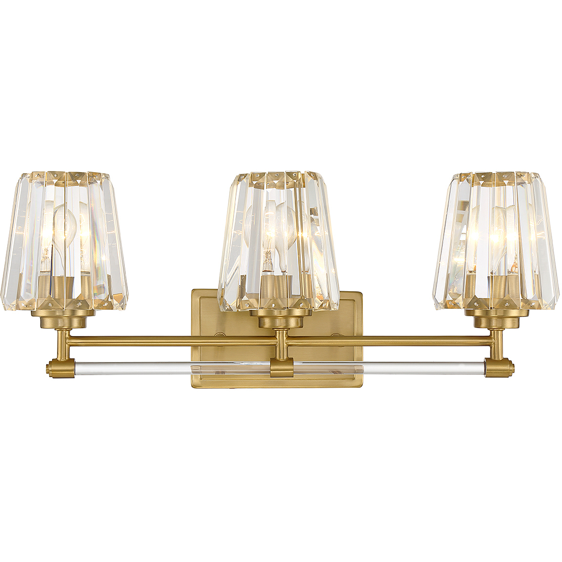 Sarella 8 Light 120V Bath Vanity & Wall Light in Polished Stainless Stee