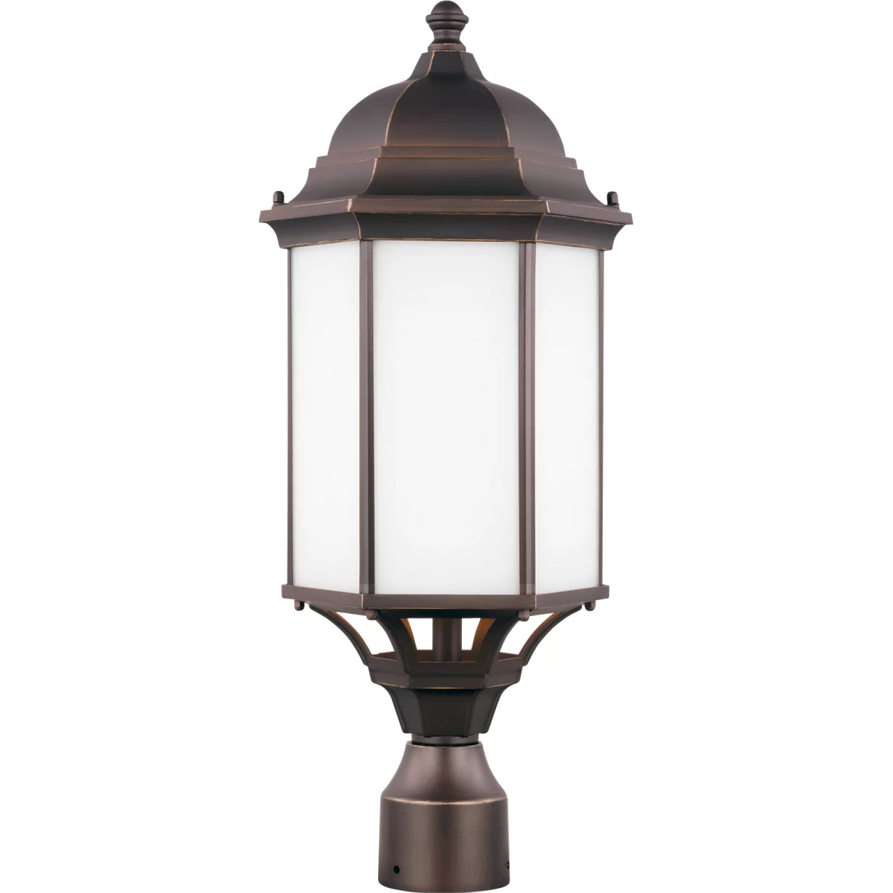 Sevier 1 Light 22.13 inch Antique Bronze Outdoor Post Lantern, Large