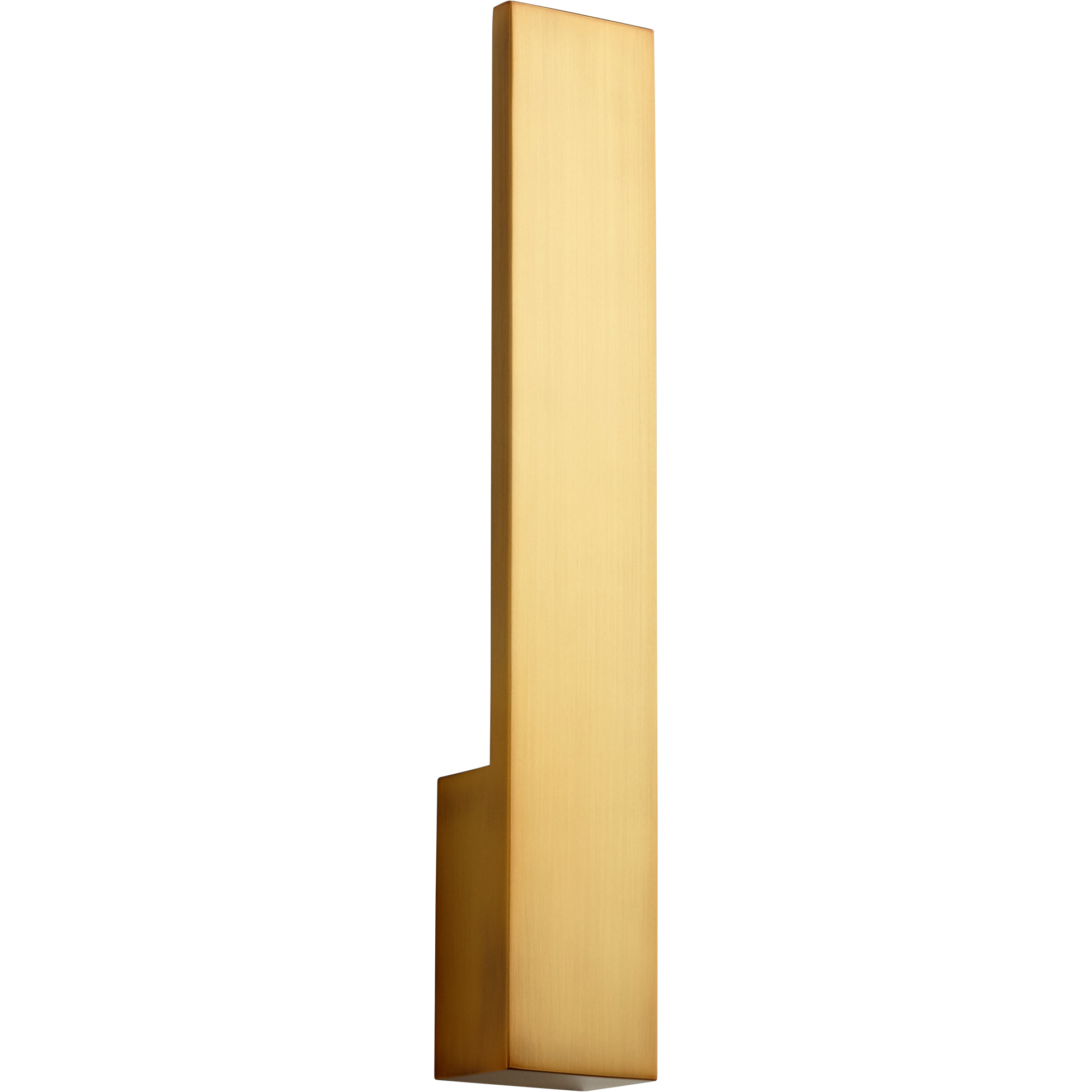 Icon 1 Light 3 inch Aged Brass Sconce Wall Light 
