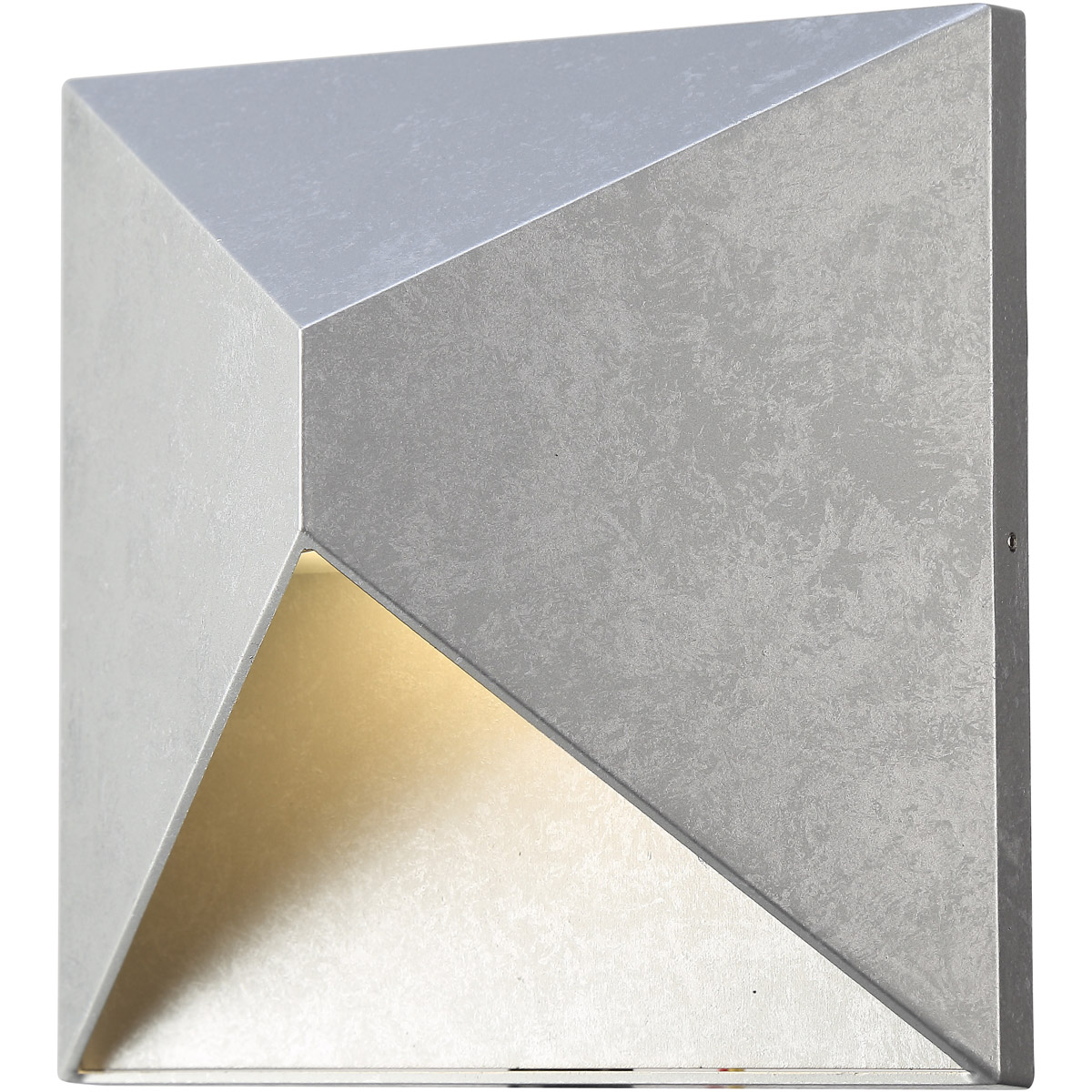 Olympos LED 7.96 inch Silver Outdoor Wall Sconce