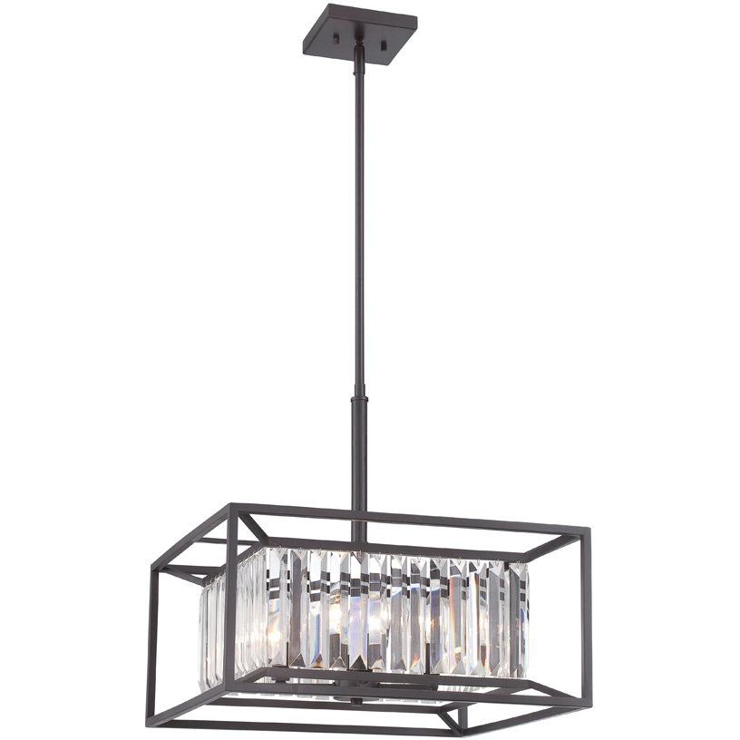 Linares 4 Light 19 inch Vintage Bronze Pendant Ceiling Light