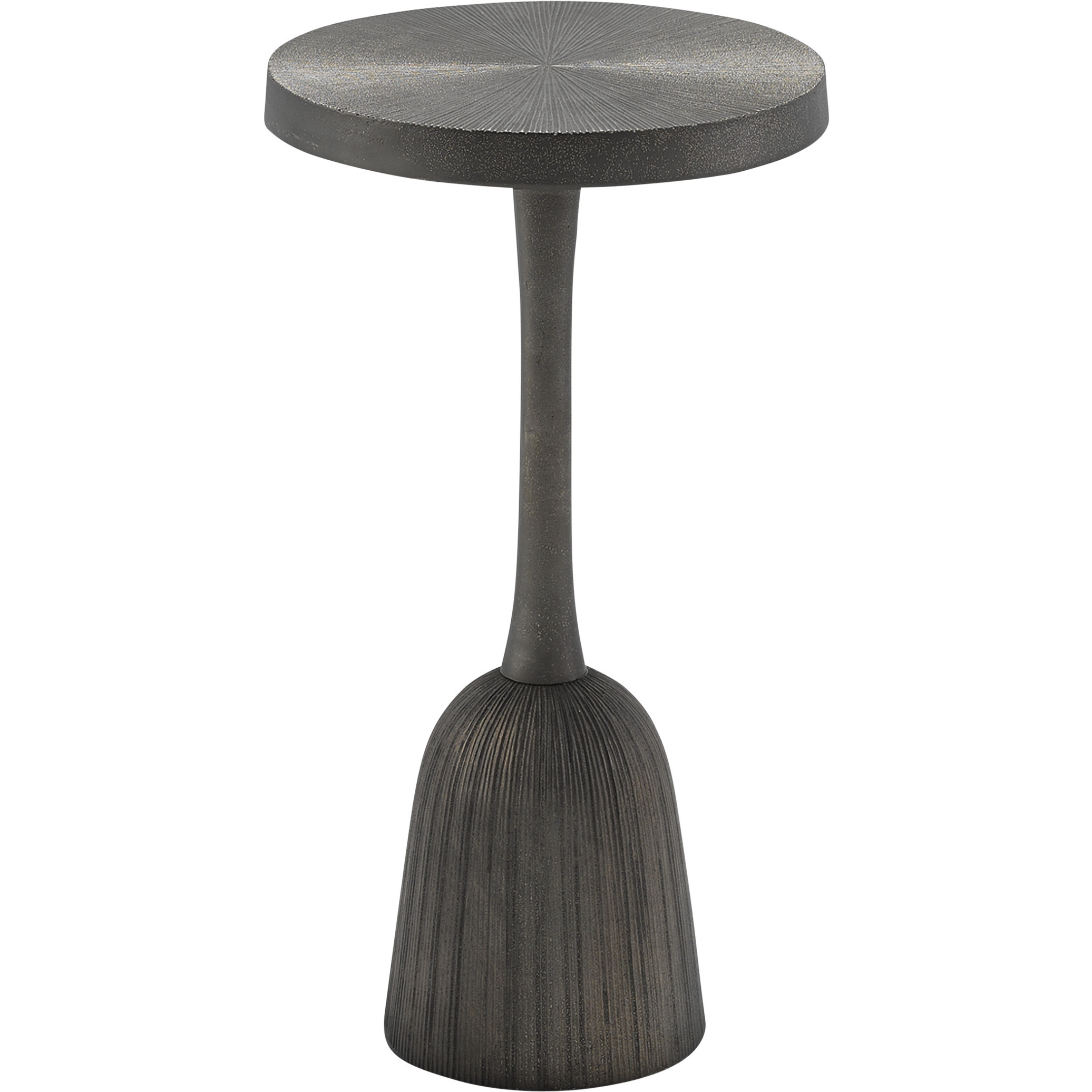 Tulee 12 inch Antique Black Side Table