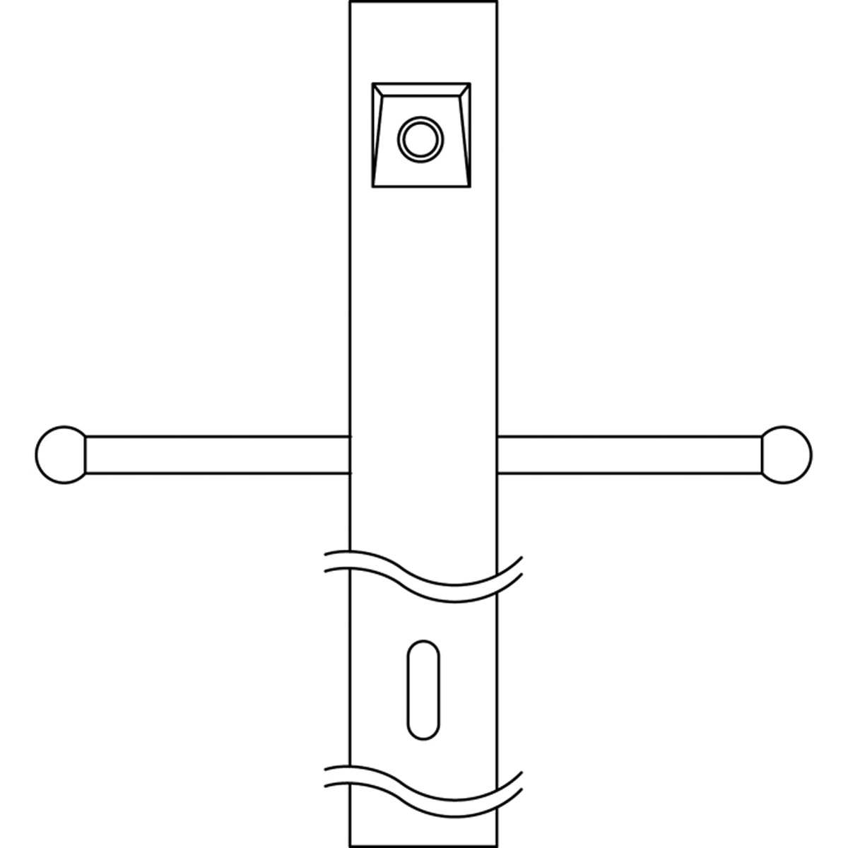 Accessory 84 inch Architectural Bronze Post